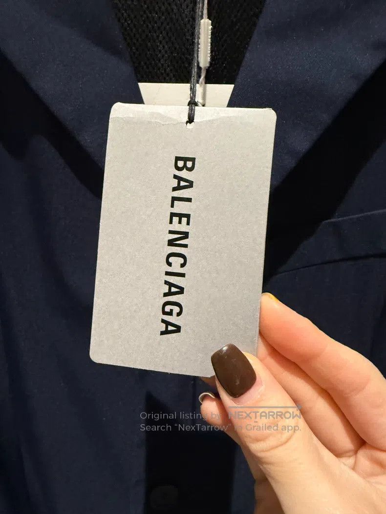 Balenciaga Balenciaga Women's Collar Long Coat Size XS / US 0-2 / IT 36-38 - 3 Thumbnail