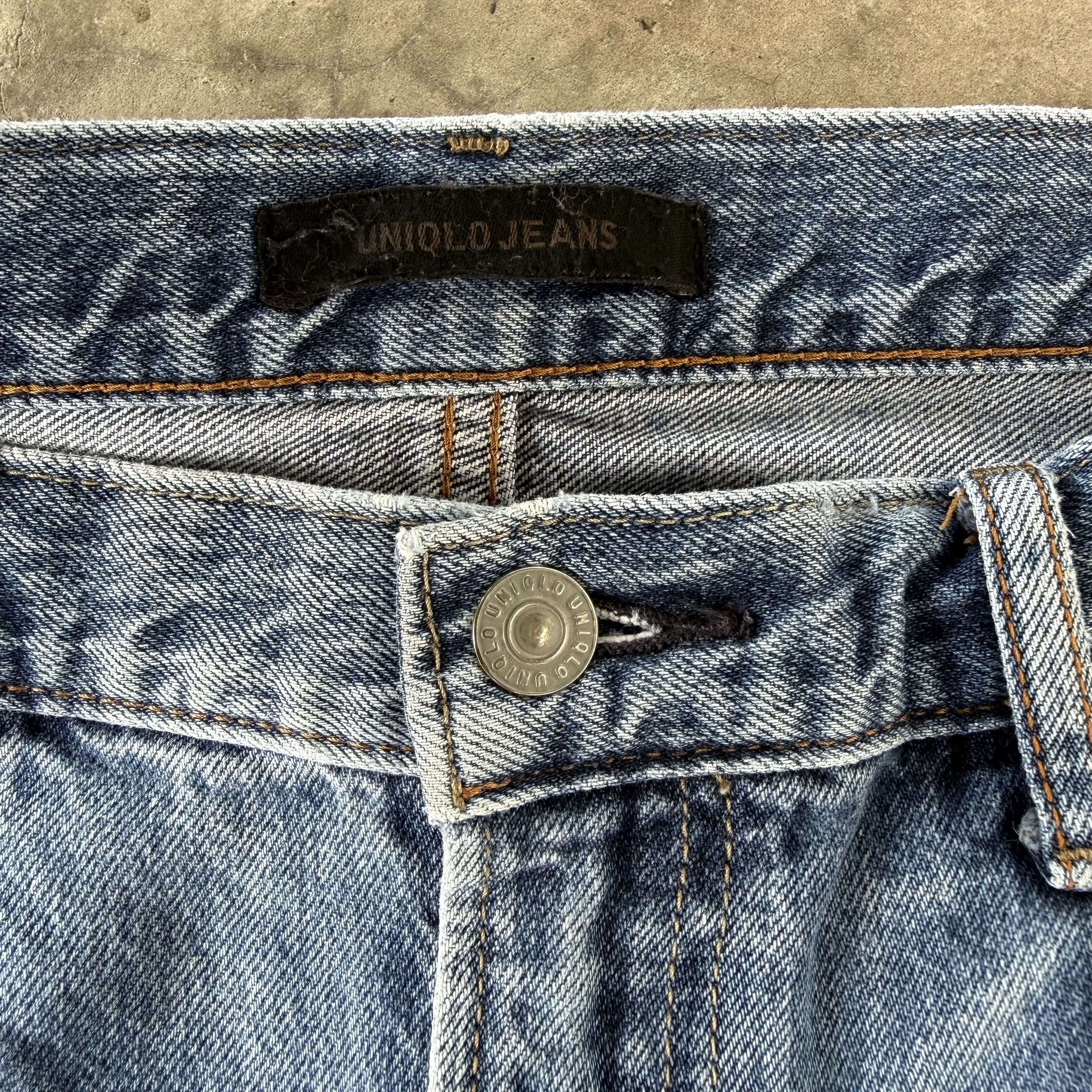 Japanese Brand Vintage Japan Denim Faded Mud wash Jean W36 Size US 36 / EU 52 - 4 Thumbnail