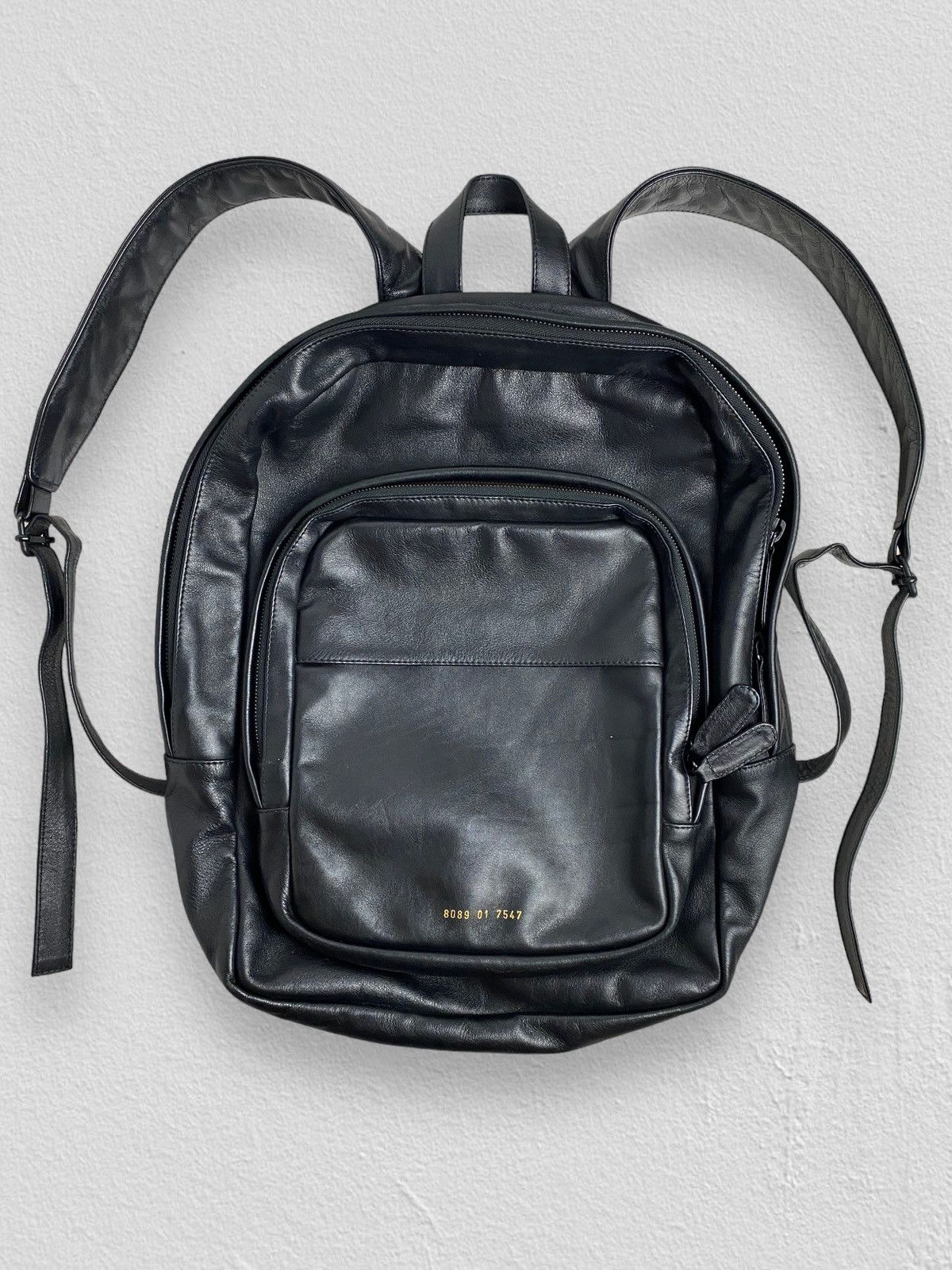 image of Common Projects Common Project Leather Black Bag Pack, Men's