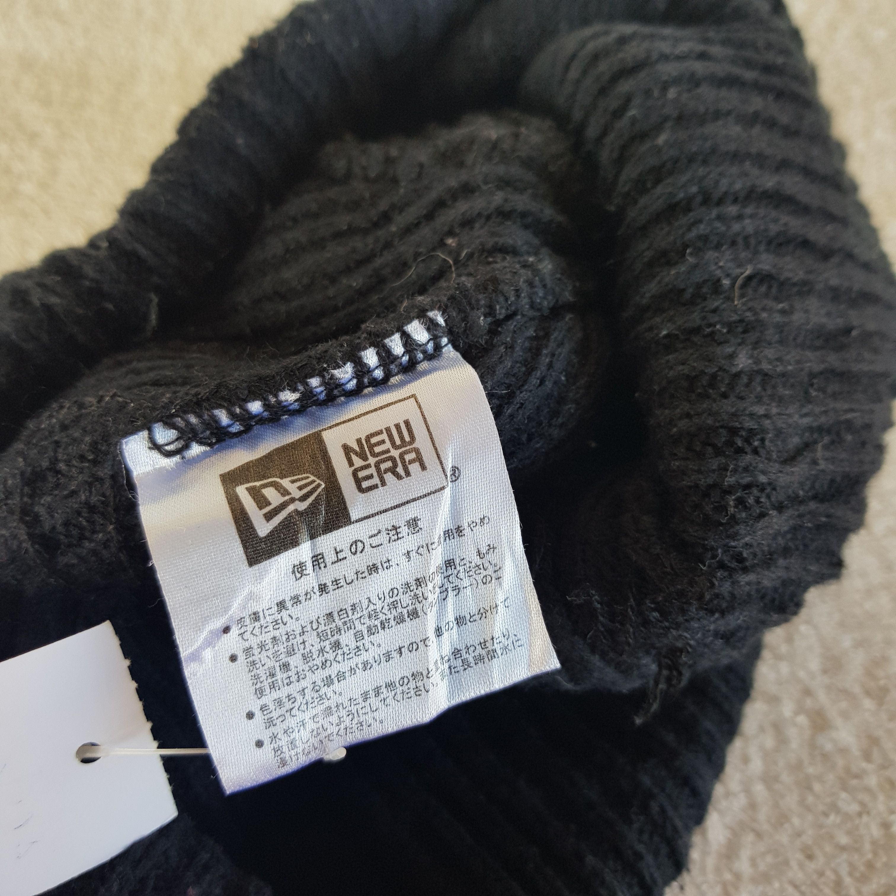Japanese Brand Vintage Y2K New Era Beanie Fair Isle Ribbed Knit Caps Hats. Size ONE SIZE - 5 Thumbnail