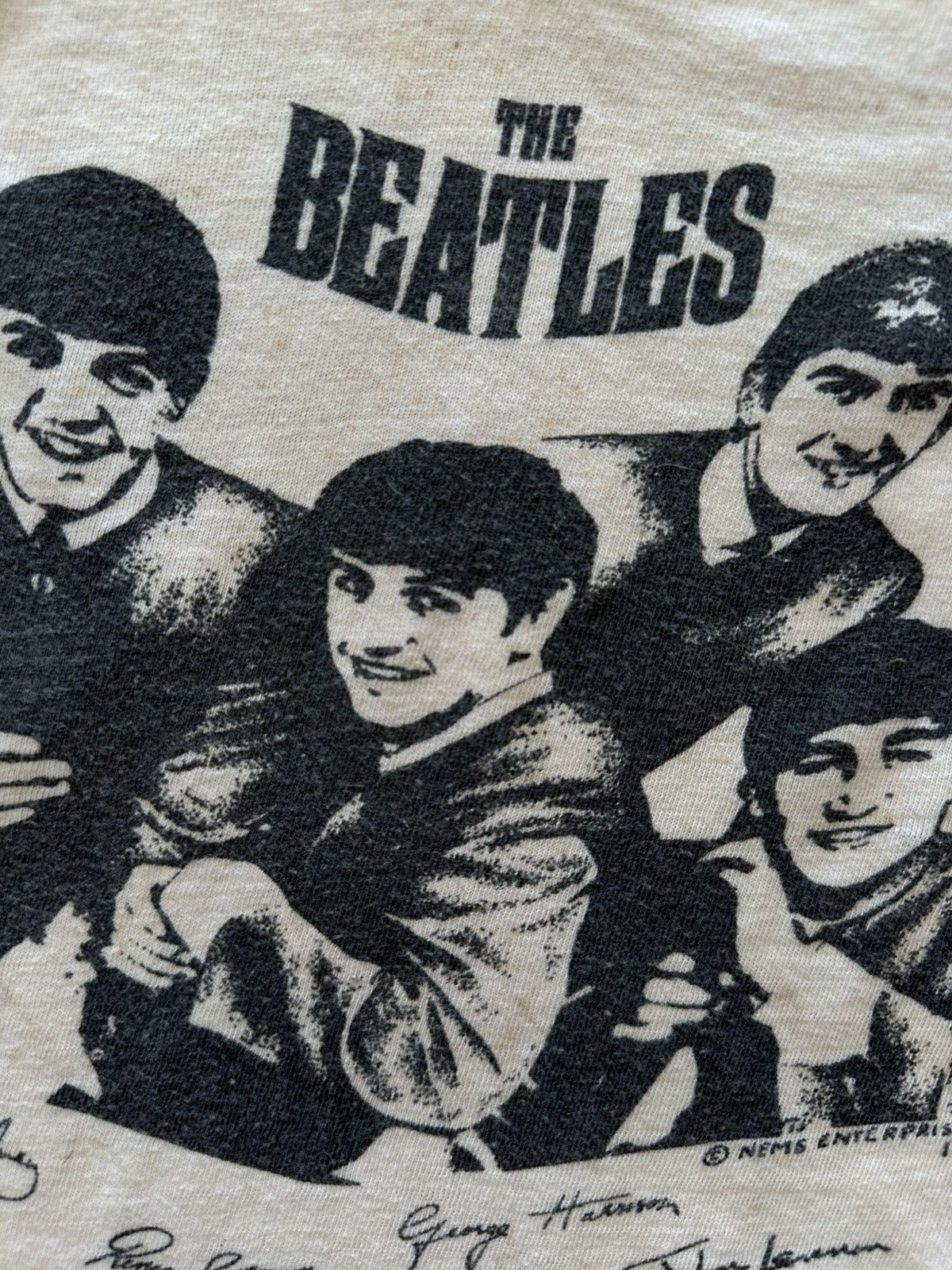 Band Tees × Vintage VTG 60s Beatles “I Want To Hold Your Hand” Band Tee Size S Size US S / EU 44-46 / 1 - 3 Thumbnail