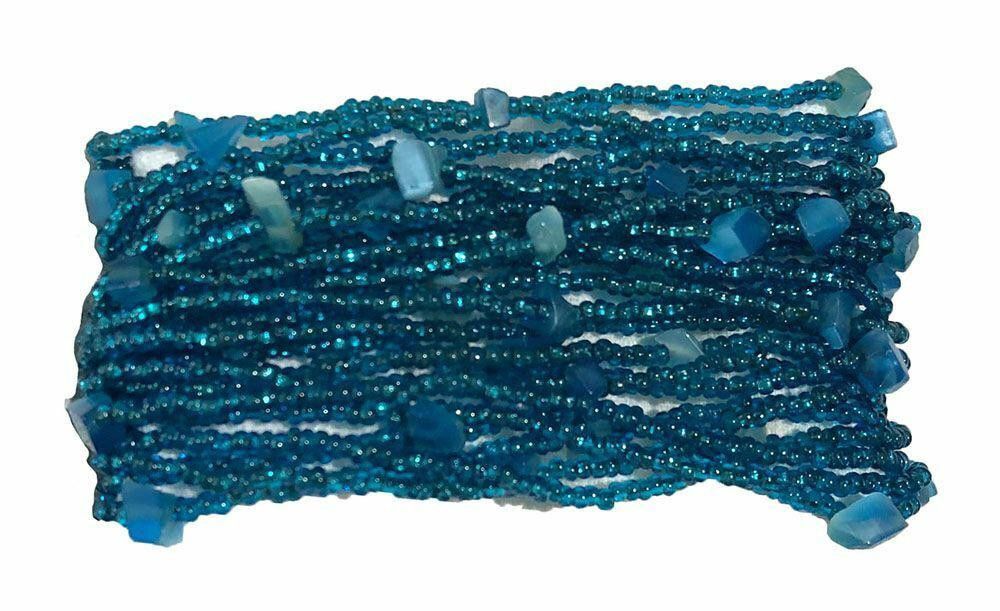 Designer New Blue Glass Bracelet Size ONE SIZE - 3 Thumbnail