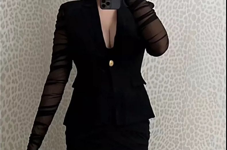 Versace Versace Medusa gold buckle blazer Size S / US 4 / IT 40 - 7 Thumbnail