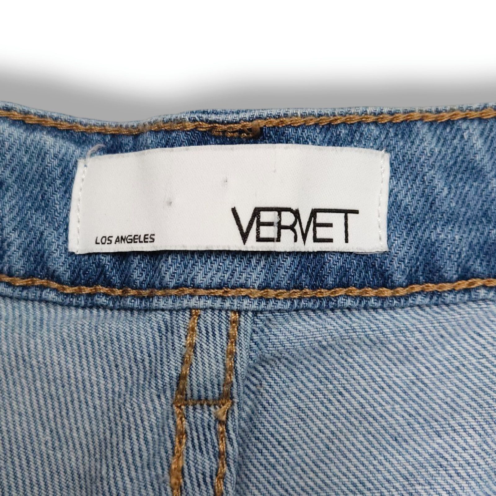 Other EUC Vervet Olivia Distressed Crop Wide Leg Jeans Sz. 26x24 Size 26" / US 2 / IT 38 - 5 Thumbnail