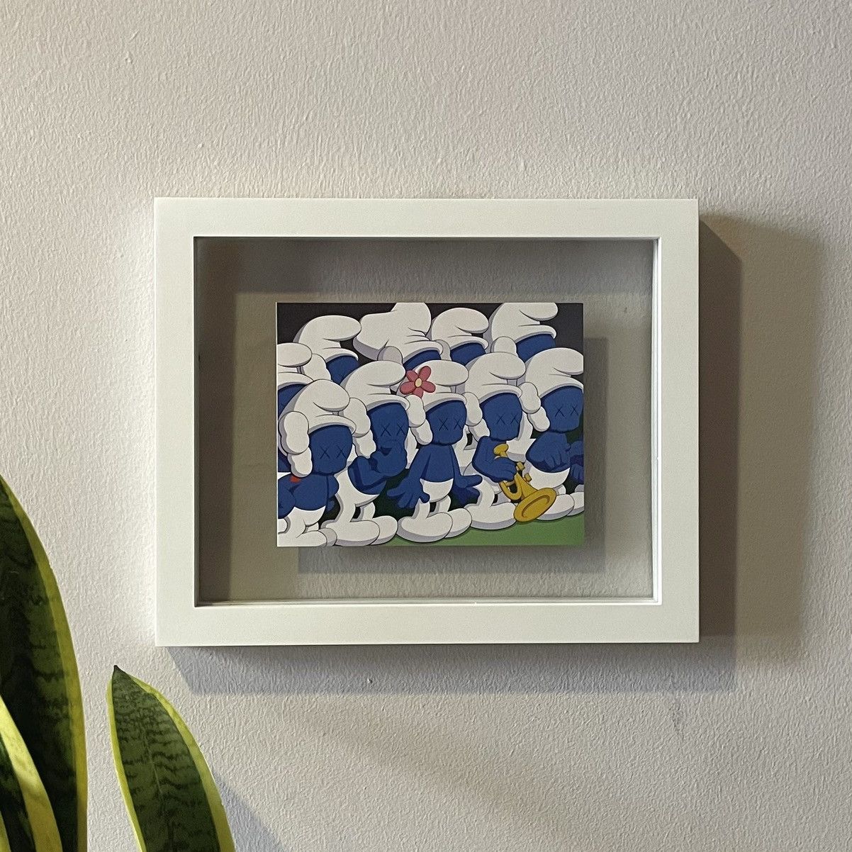 image of Kaws Kurfs Poster in White, Men's