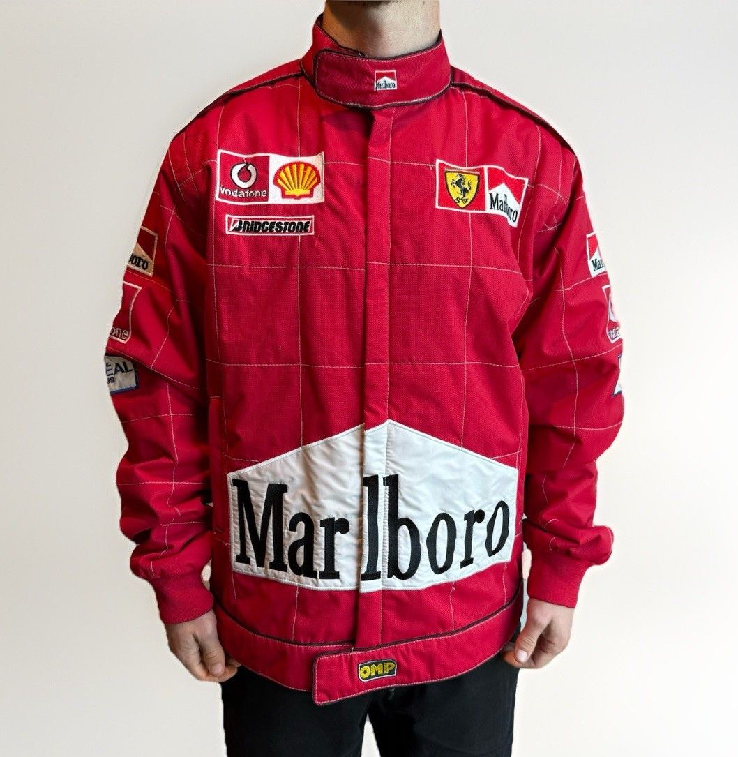 Vintage DDP Vintage Marlboro f1 Jacket Mens Formula one Y2k Retro Size US XL / EU 56 / 4 - 1 Thumbnail