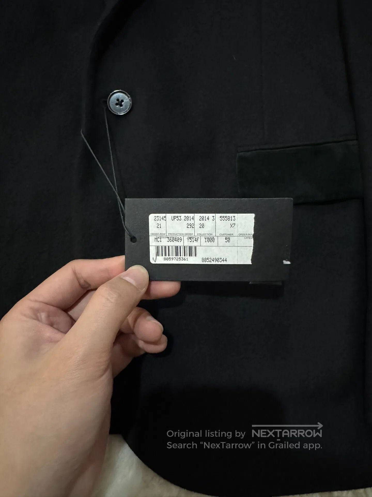 Saint Laurent Paris Saint Laurent Paris Wool and Velvet Blended Suit| Size US M / EU 48-50 / 2 - 2 Thumbnail