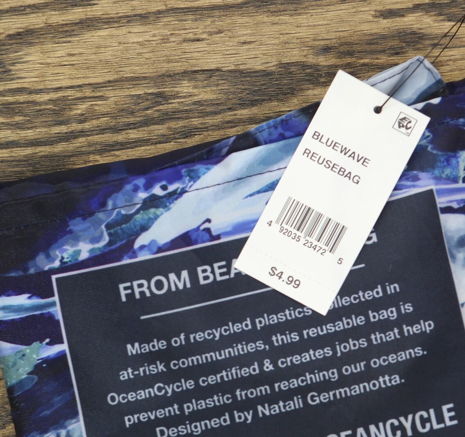 Other Nwt Mcys X Oceancycle Tote Blue Wave 20 In. X 16 In. Size ONE SIZE - 5 Thumbnail