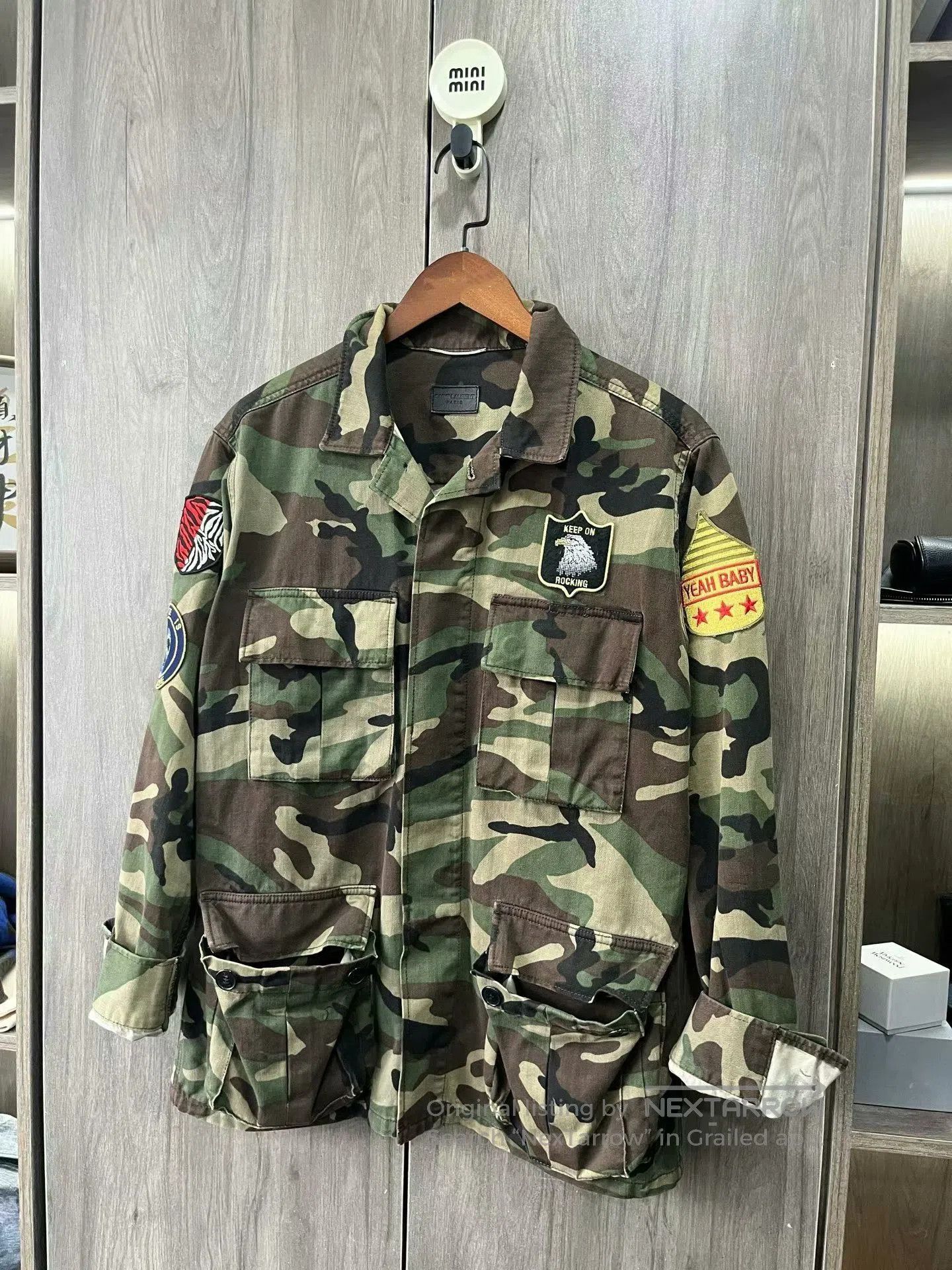Saint Laurent Paris saint laurent camouflage men's jacket size xs. Size US XS / EU 42 / 0 - 3 Thumbnail
