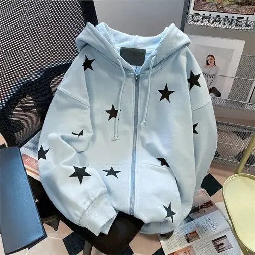 Hypebeast Hoodie Blue Star Hoodie Size L / US 10 / IT 46 - 1 Thumbnail