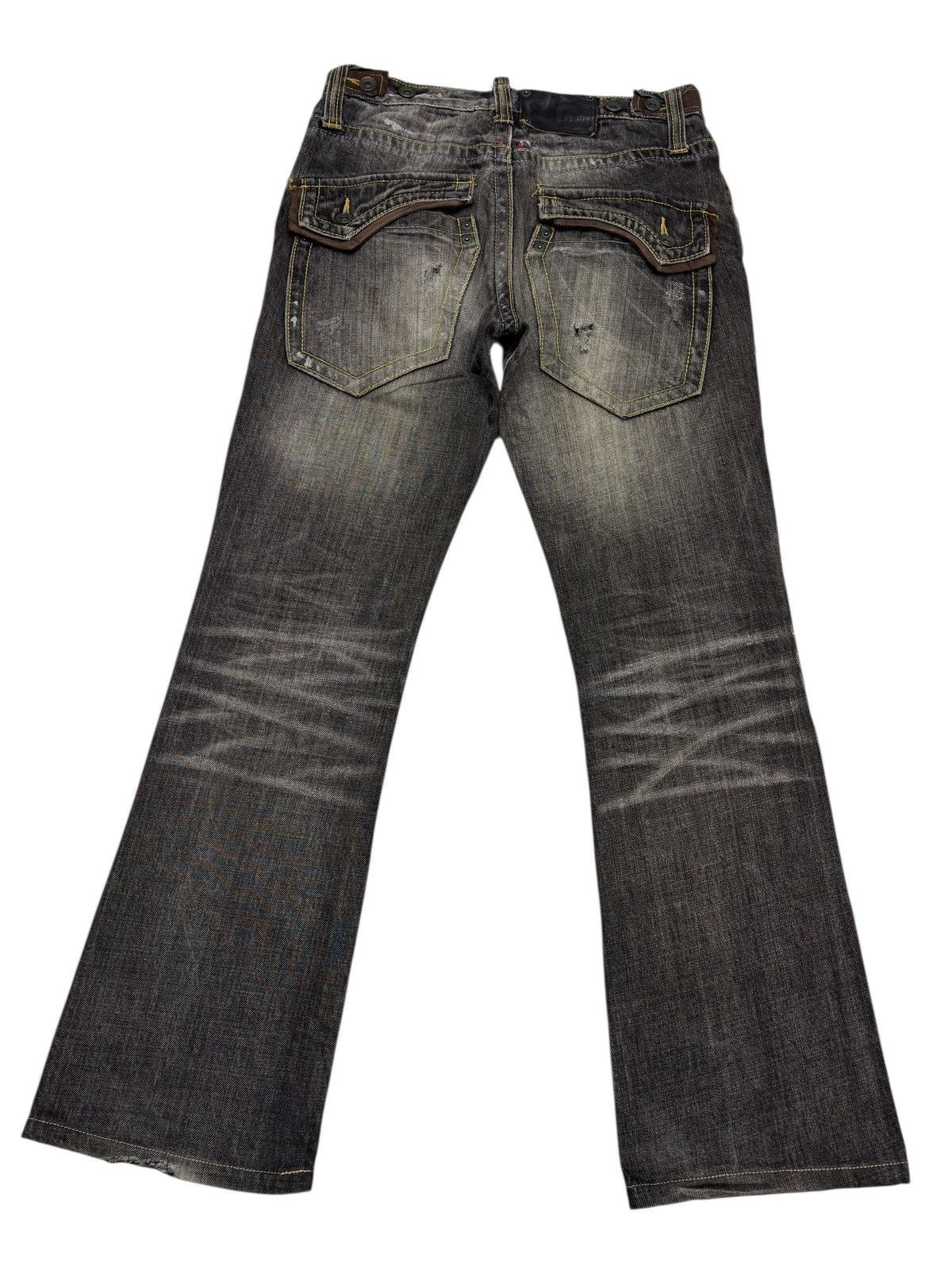 semanticdesign Semantic Design Punk Gothic Bootcut Distress Jeans Size 30" / US 8 / IT 44 - 2 Thumbnail
