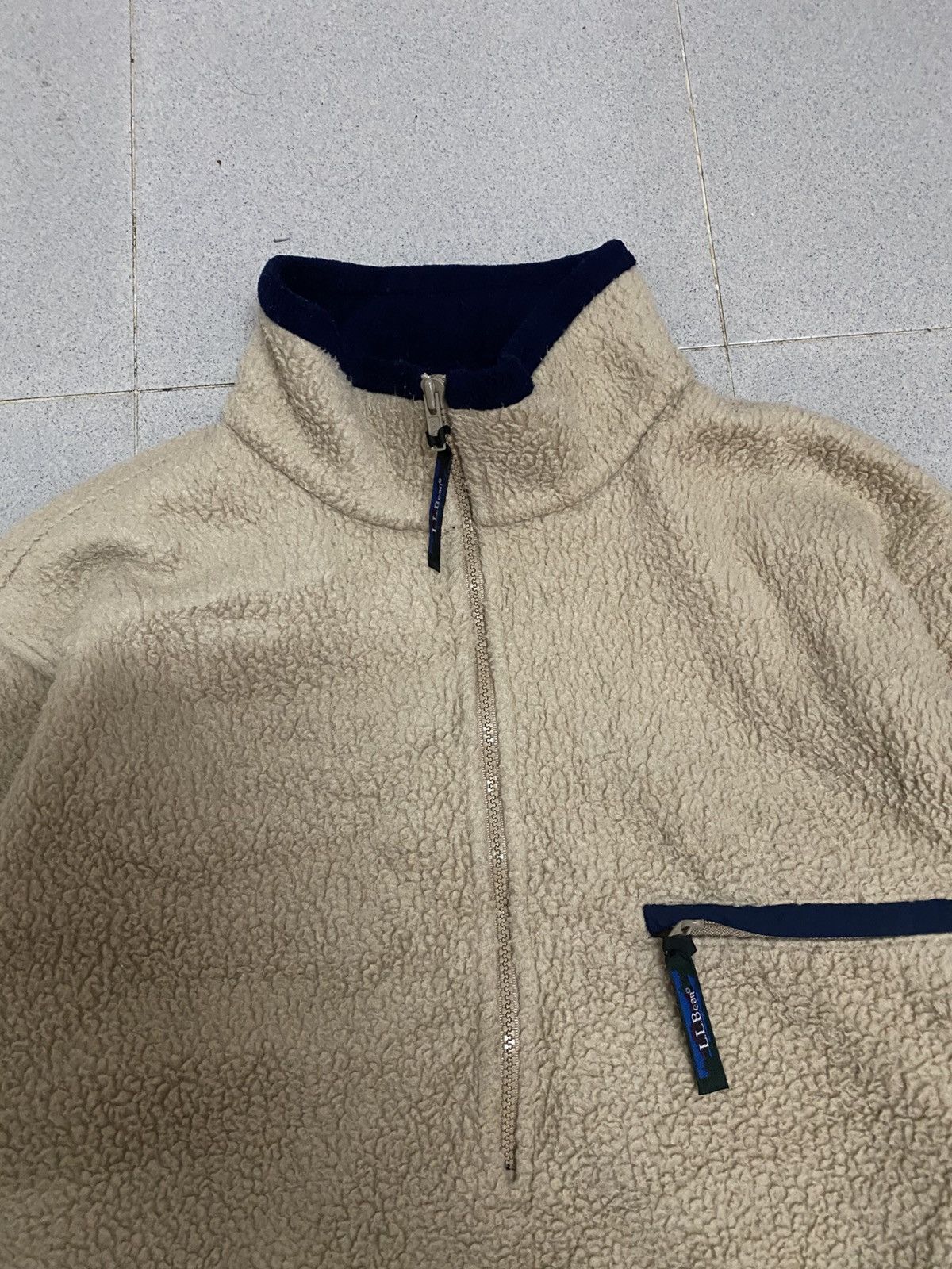 L.L. Bean Vintage L.L Bean halfzip Fleece Jacket Size US L / EU 52-54 / 3 - 3 Thumbnail