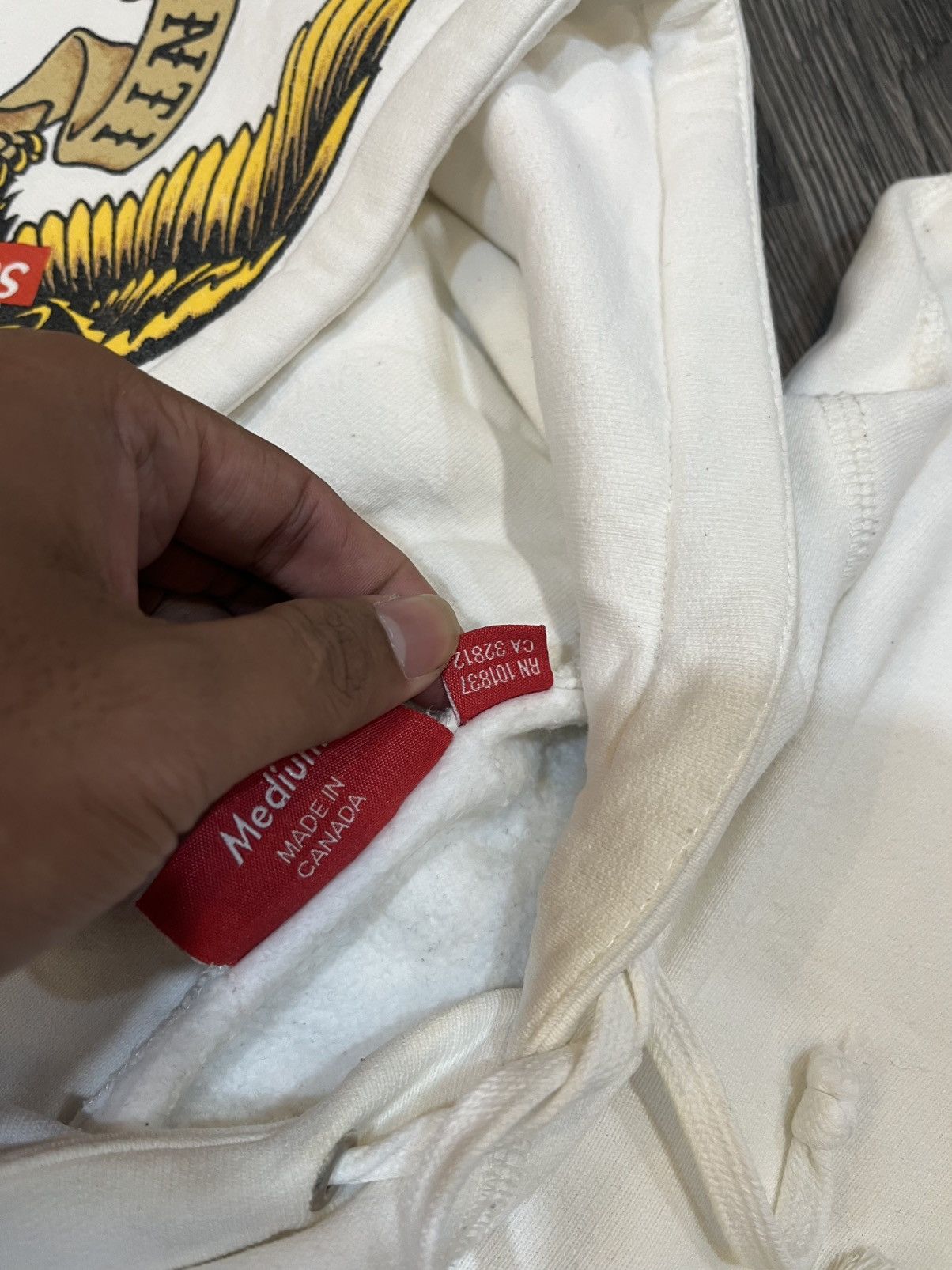 Antihero × Supreme Supreme x Anti Hero 2022 Hooded Sweatshirt Size US M / EU 48-50 / 2 - 7 Thumbnail