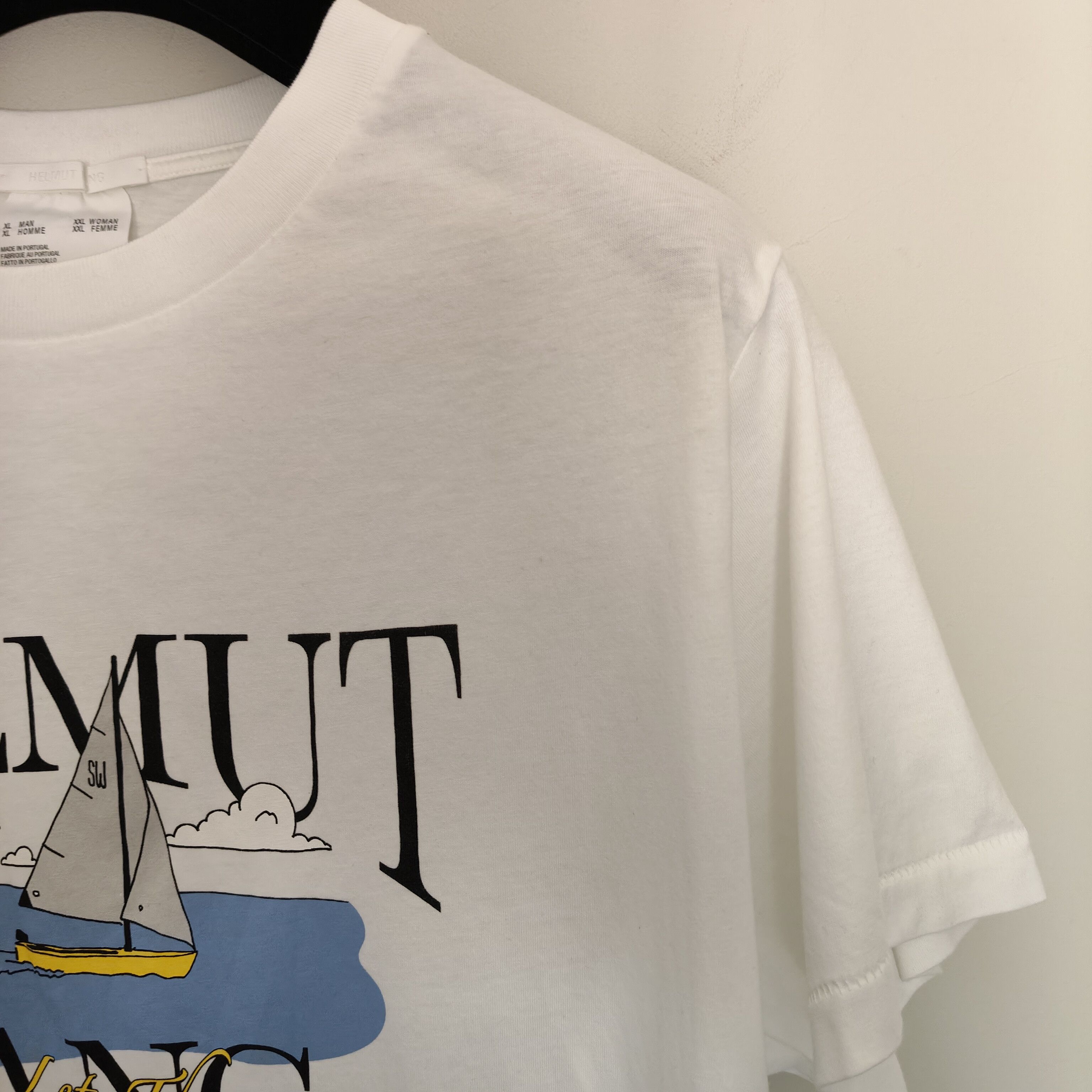 Helmut Lang X saintwoods collaboration t-shirt Size US XL / EU 56 / 4 - 2 Thumbnail