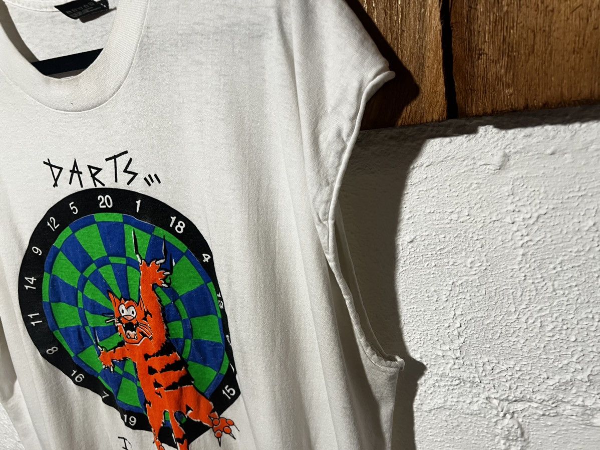 Vintage Vintage 1990s Chopped Darts T-Shirt Screen Stars Size US XXL / EU 58 / 5 - 5 Thumbnail