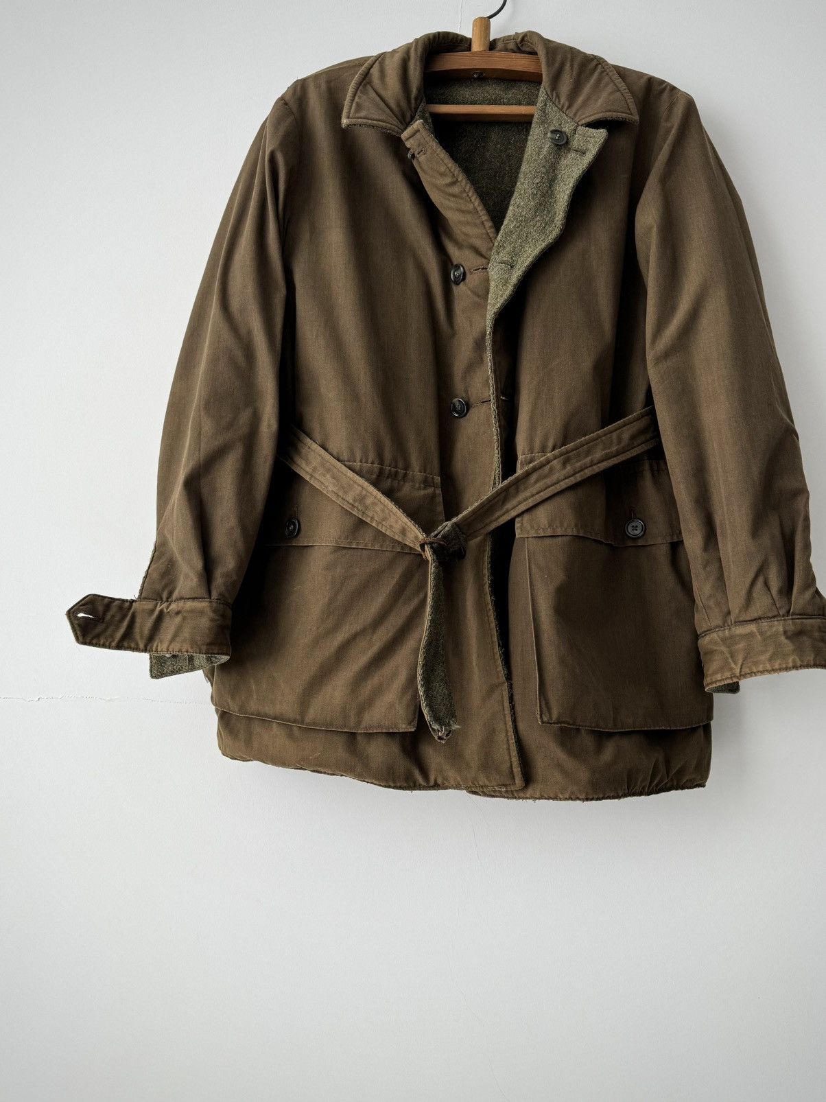 Vintage 1940s J.C.Cordings Reversible Hunting Belted Tweed Jacket Size US M / EU 48-50 / 2 - 5 Thumbnail
