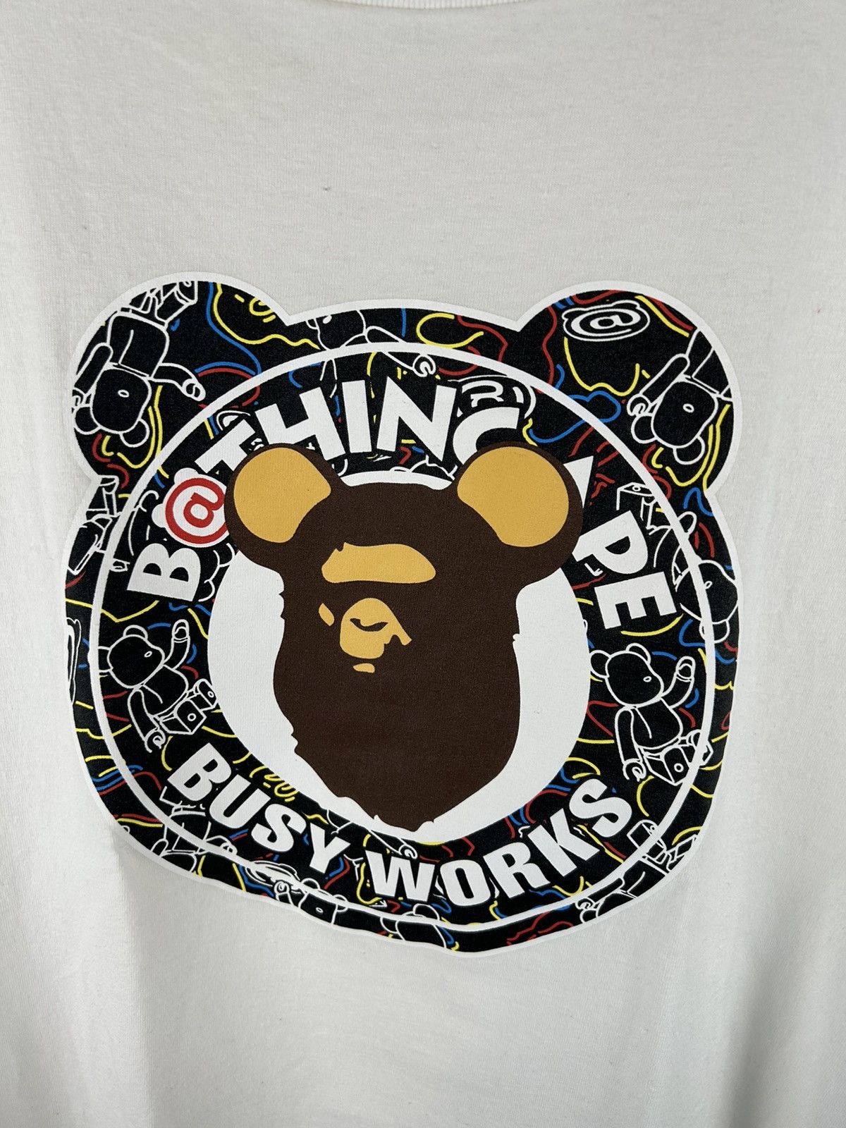 Bape 2021 Bape x Medicom Toy Busy Works Print T-Shirt Size US XL / EU 56 / 4 - 3 Thumbnail