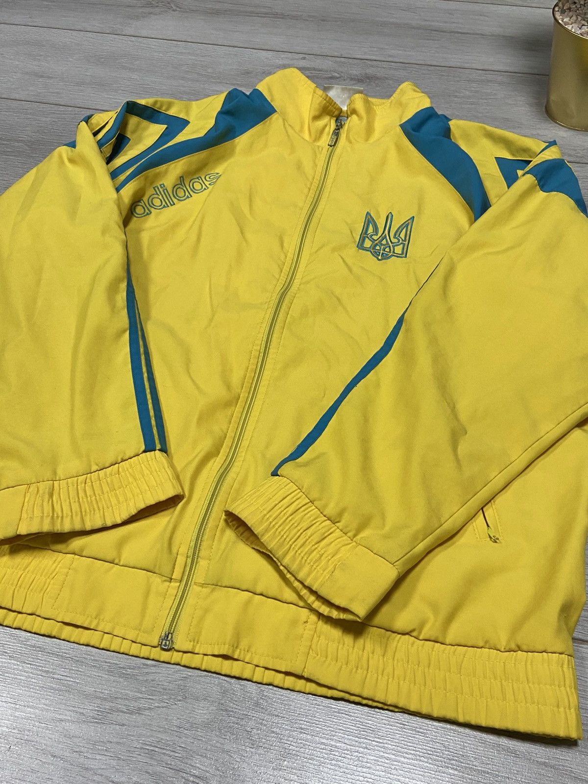 Adidas Vintage Adidas West Germany Ukraine 80-90s Rare Track Suit Size US M / EU 48-50 / 2 - 7 Thumbnail