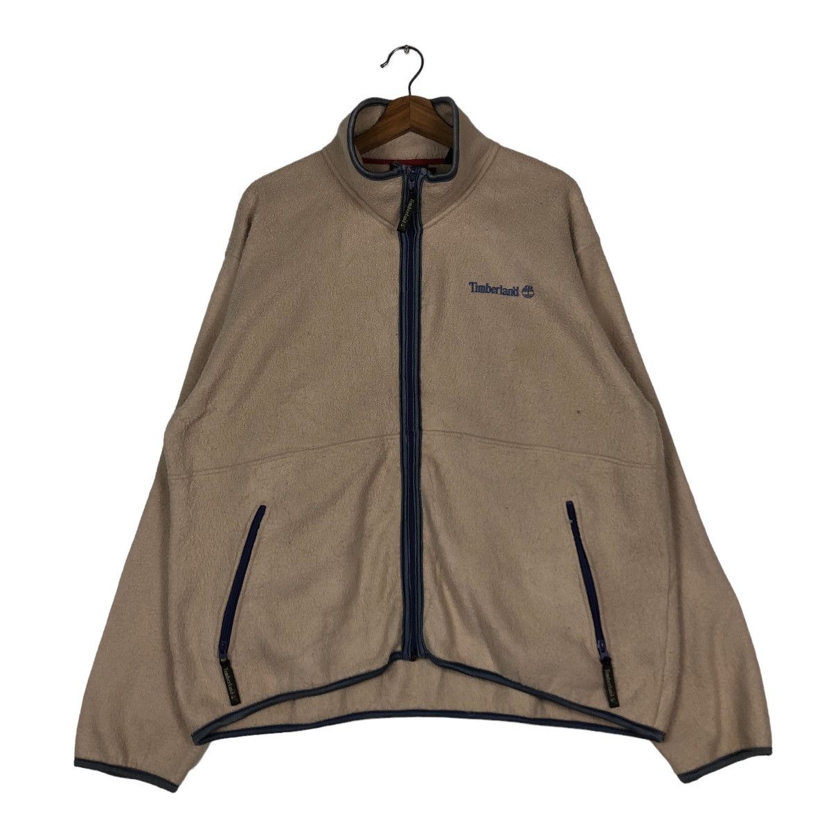 Japanese Brand 🔥Vintage Bomber Fleece Jacket Timberland Size US M / EU 48-50 / 2 - 1 Thumbnail