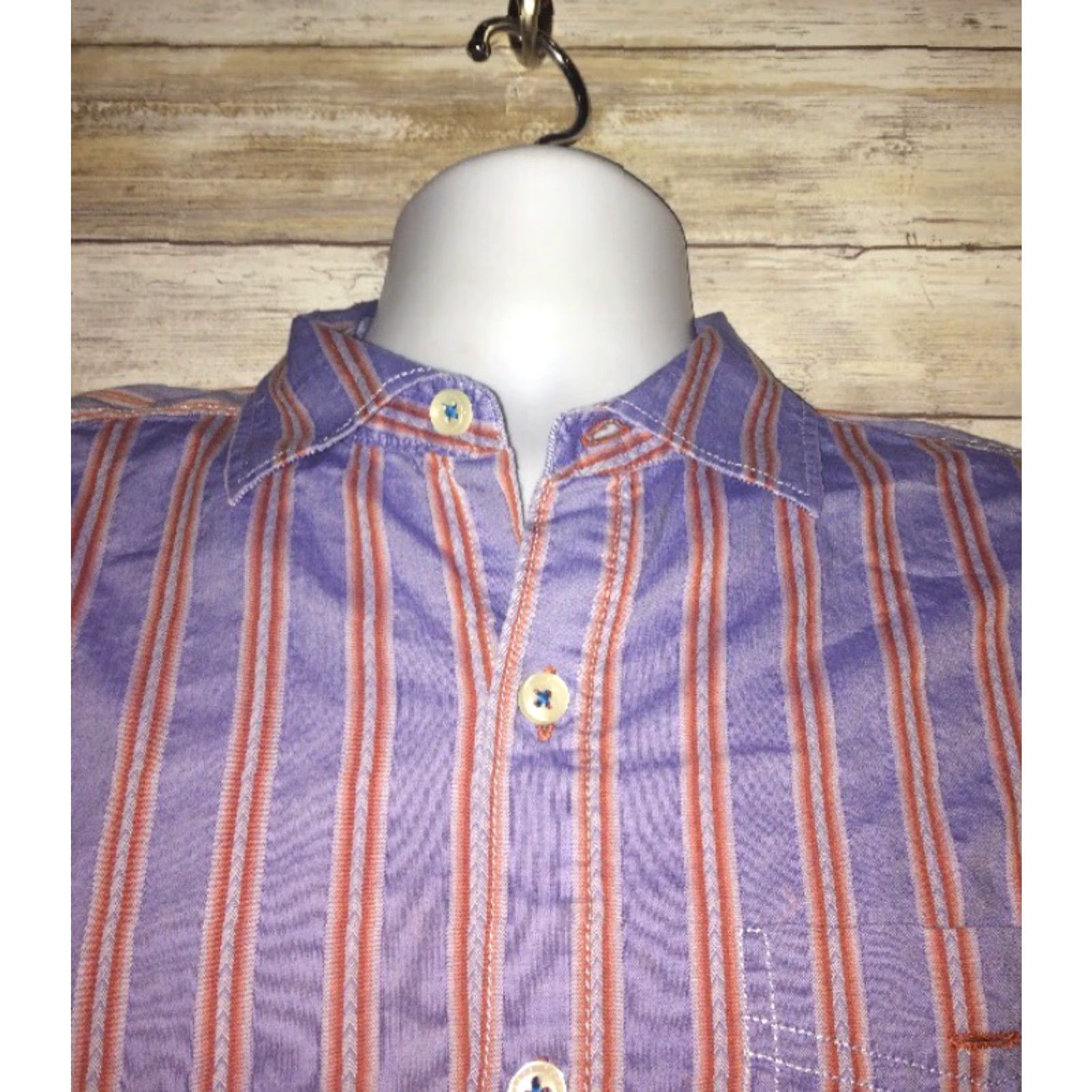 Tommy Bahama Tommy Bahama Shirt Mens M Long Sleeve Button-Down Button-Up Cotton Striped Multicolor Modern 100% Cotton Mens Shirts Size US M / EU 48-50 / 2 - 3 Thumbnail