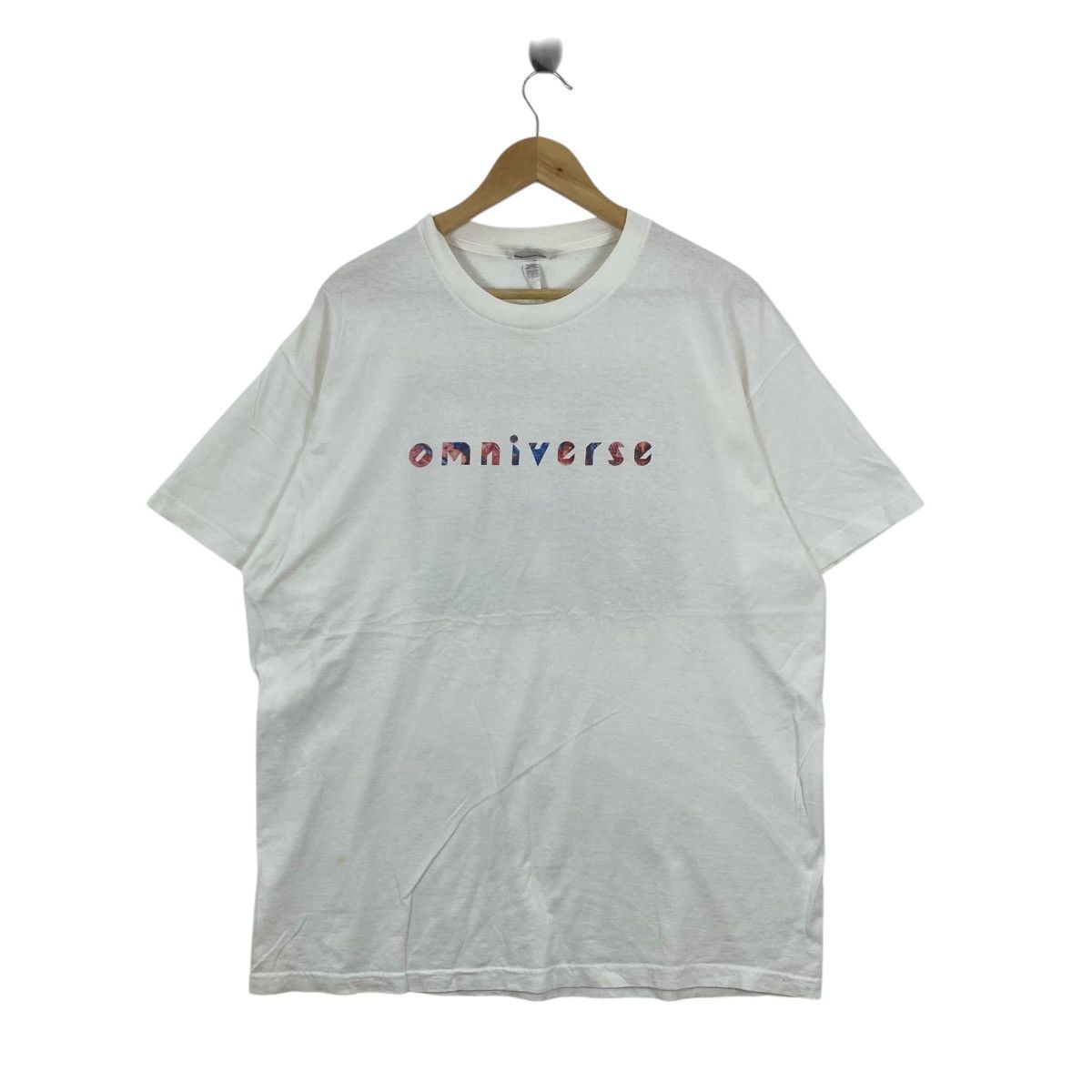 Vintage DJ Motive x College Omniverse Graphic Tee White XL Y2K Size US XL / EU 56 / 4 - 1 Thumbnail