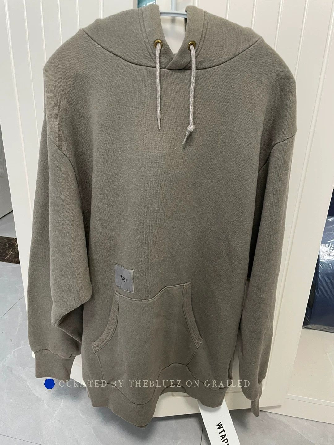 Wtaps Washed Green Hooded Sweatshirt Size US M / EU 48-50 / 2 - 1 Thumbnail