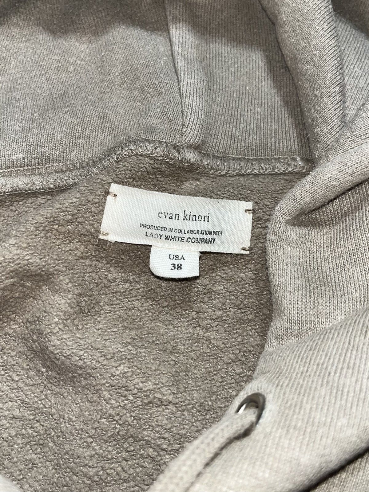 Evan Kinori × Lady White Co. Lady White x Evan Kinori Cotton Hemp Hoodie Clay Overdye M Size US M / EU 48-50 / 2 - 6 Thumbnail
