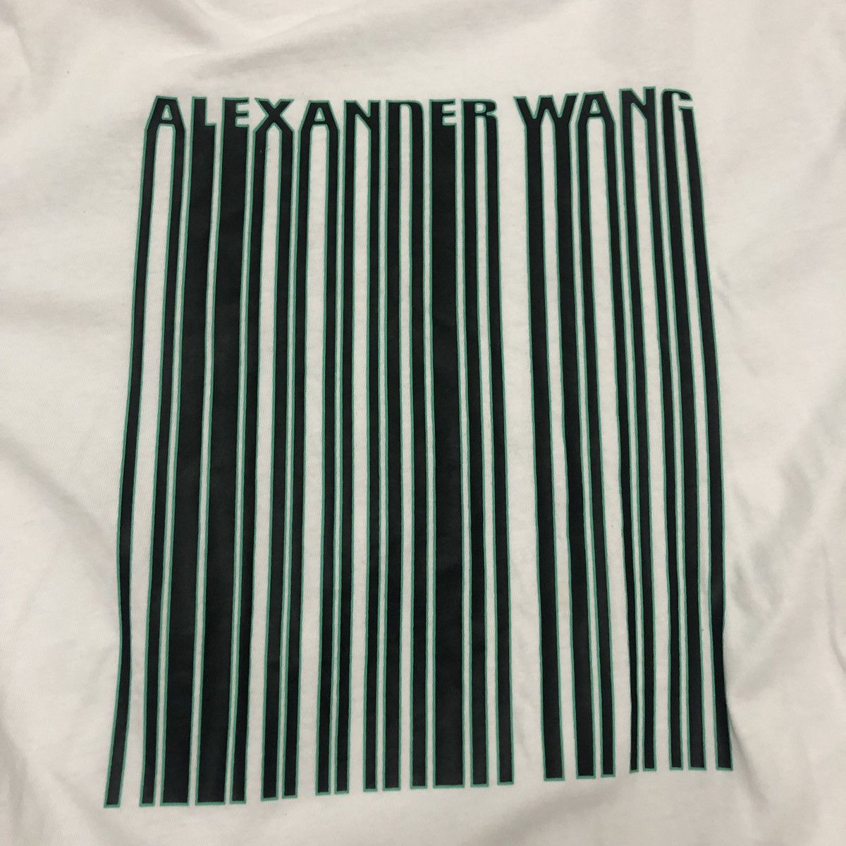 Alexander Wang × Designer Alexander Wang Barcode T shirt Size US XS / EU 42 / 0 - 4 Thumbnail