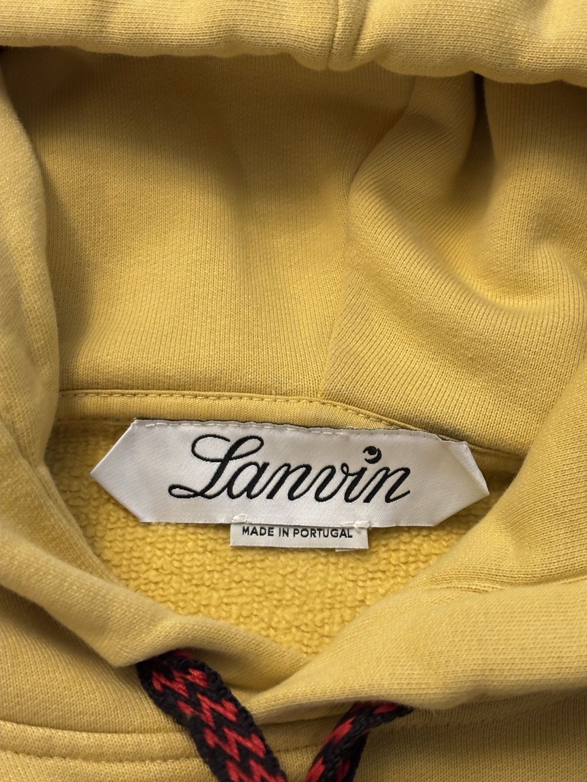Lanvin Lanvin Embroidered Yellow Hoodie Size Large Flawless Size US L / EU 52-54 / 3 - 5 Thumbnail