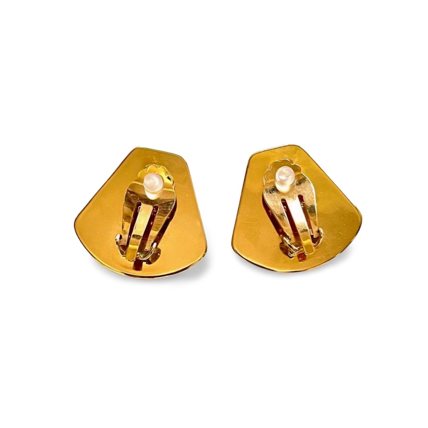 Hermes Vintage Hermes cloisonne enamel golden earrings Size ONE SIZE - 7 Thumbnail
