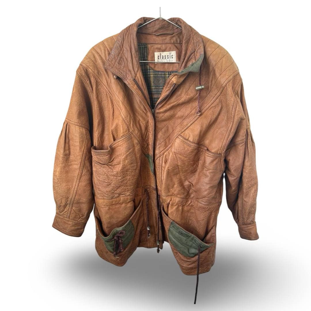 Vintage VTG leather JKT #1043 Size US M / EU 48-50 / 2 - 1 Thumbnail