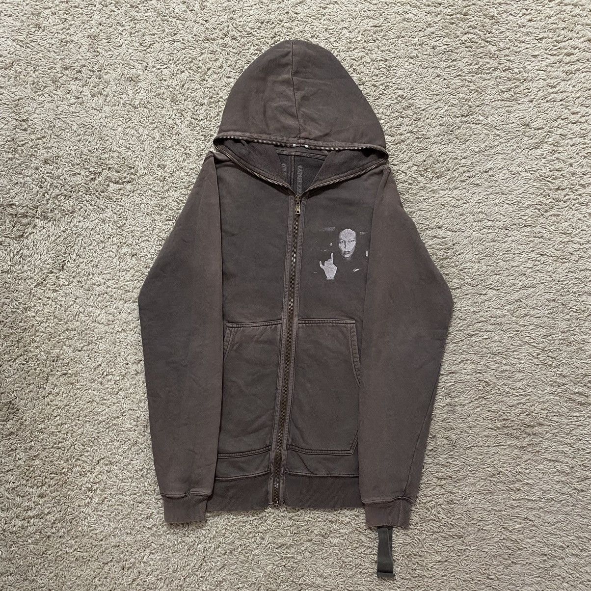 Rick Owens Rick Owens FW18 Sisyphus Yak Wool Zip Hoodie | Grailed
