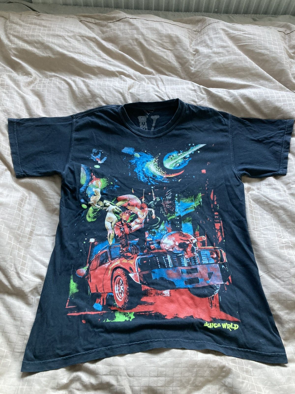 Vlone Juice WRLD X VLONE Cosmic Racer Tee Size US M / EU 48-50 / 2 - 2 Thumbnail