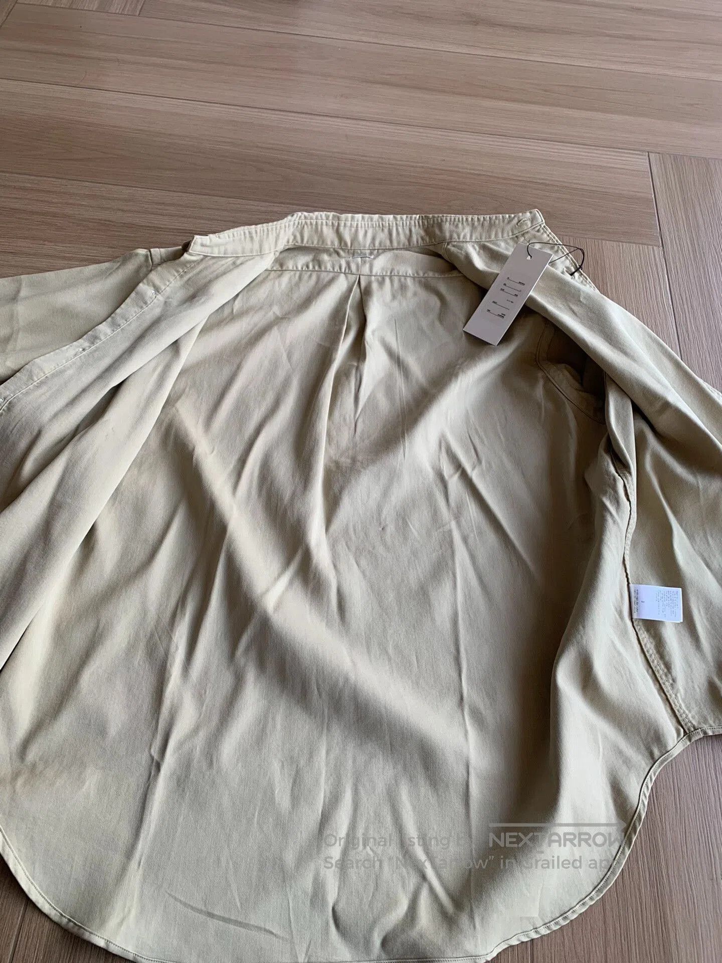 A.PRESSE A.PRESSE Double Weave Twill Regular Collar Shirt. Size US L / EU 52-54 / 3 - 8 Thumbnail