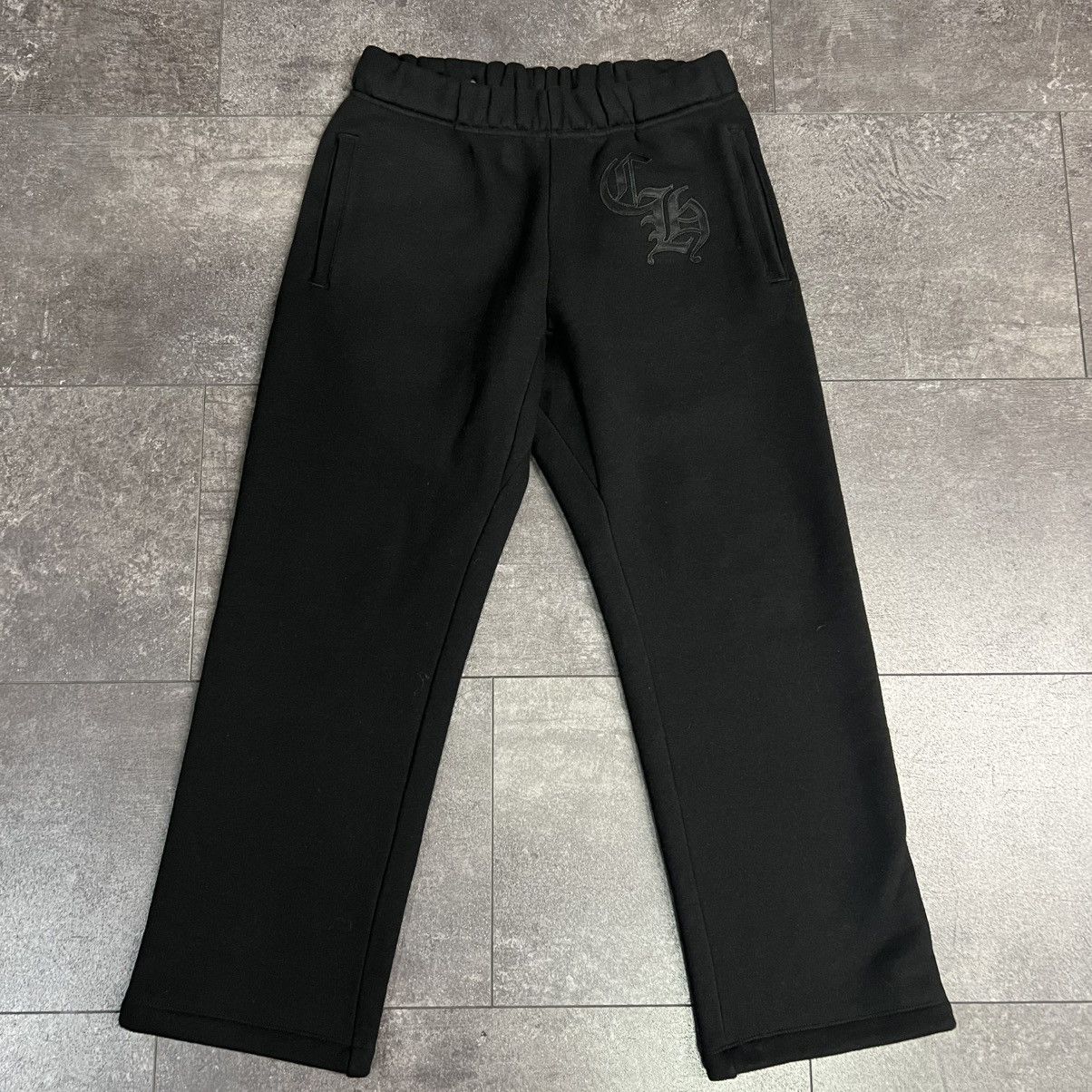 Chrome Hearts Nylon Triple Cross Seven 11 Sweatpants Black