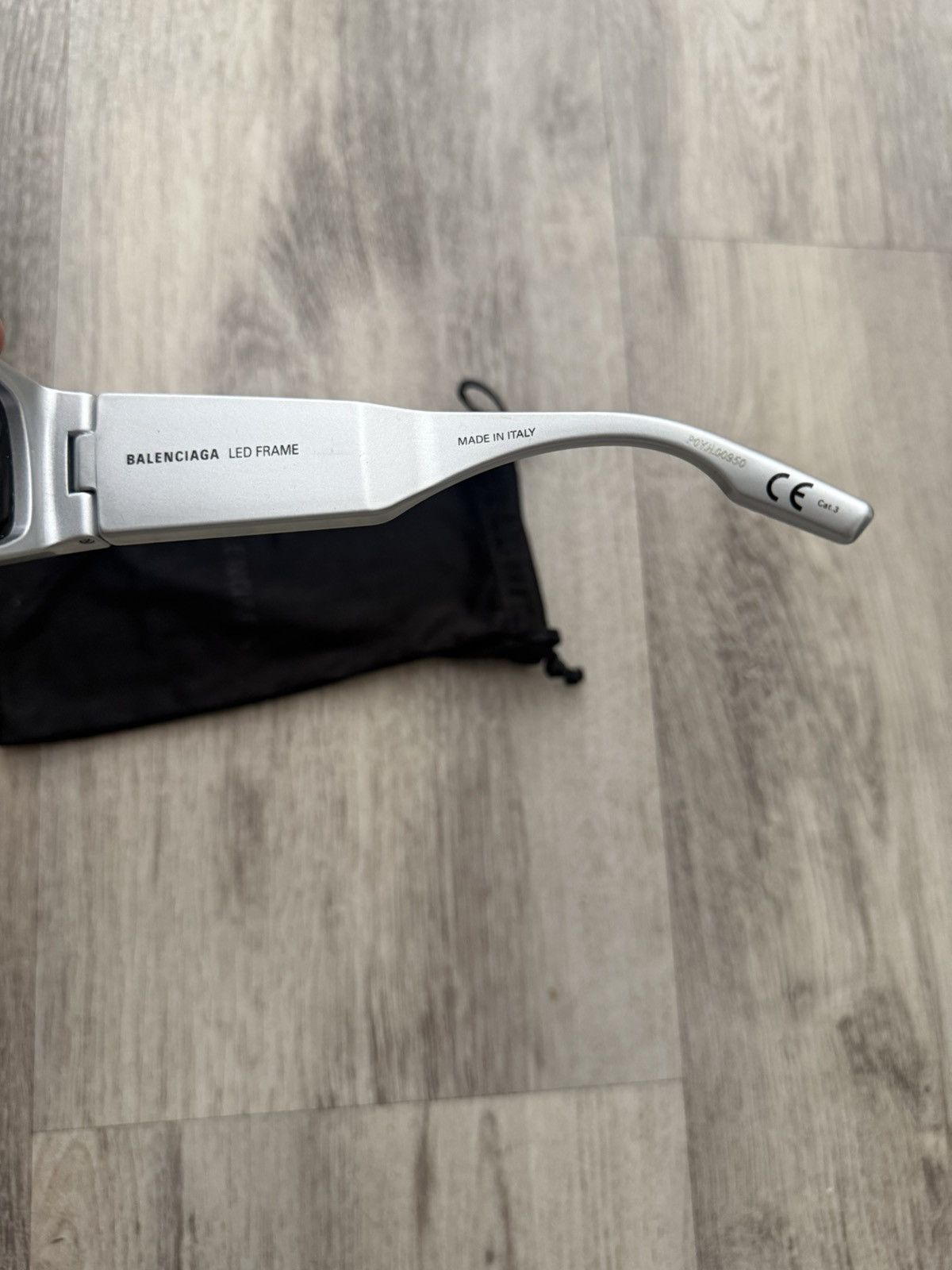 Balenciaga Balenciaga LED Sunglasses Grey Silver Size ONE SIZE - 8 Thumbnail