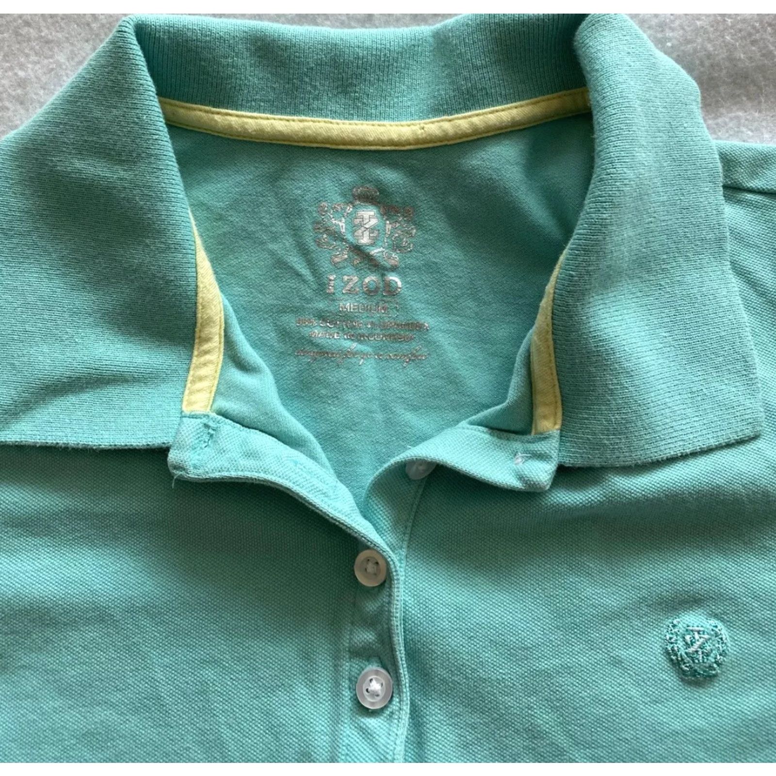 Izod IZOD Polo Shirt Women’s M Green Polyester & Spandex Activewear Golf Top / 18-2 Size M / US 6-8 / IT 42-44 - 2 Thumbnail