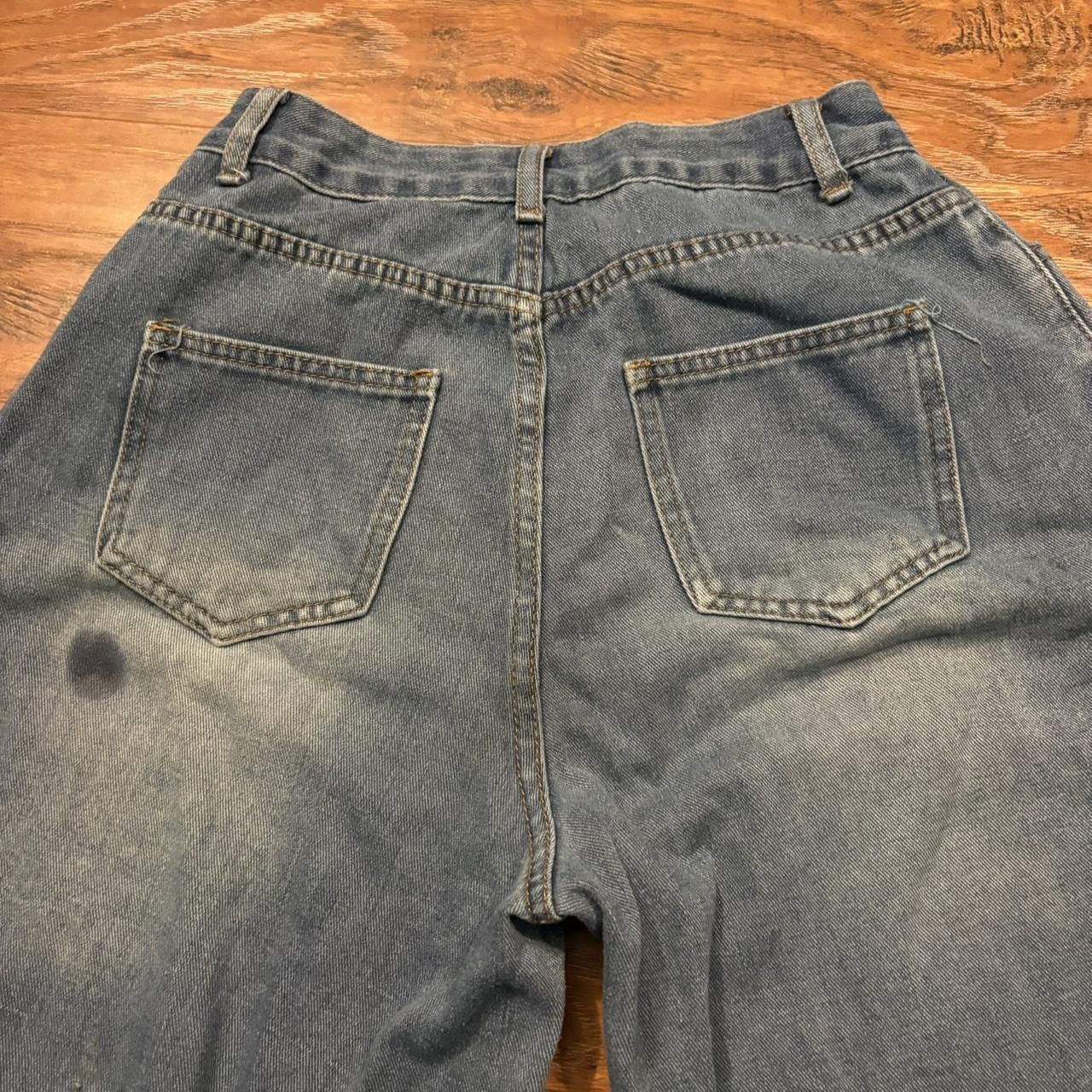 Vintage Crazy Vintage Y2K/2000s Super Baggy Skater Style Medium Wash Denim Jeans! Size 25" / US 0 / IT 36 - 5 Thumbnail