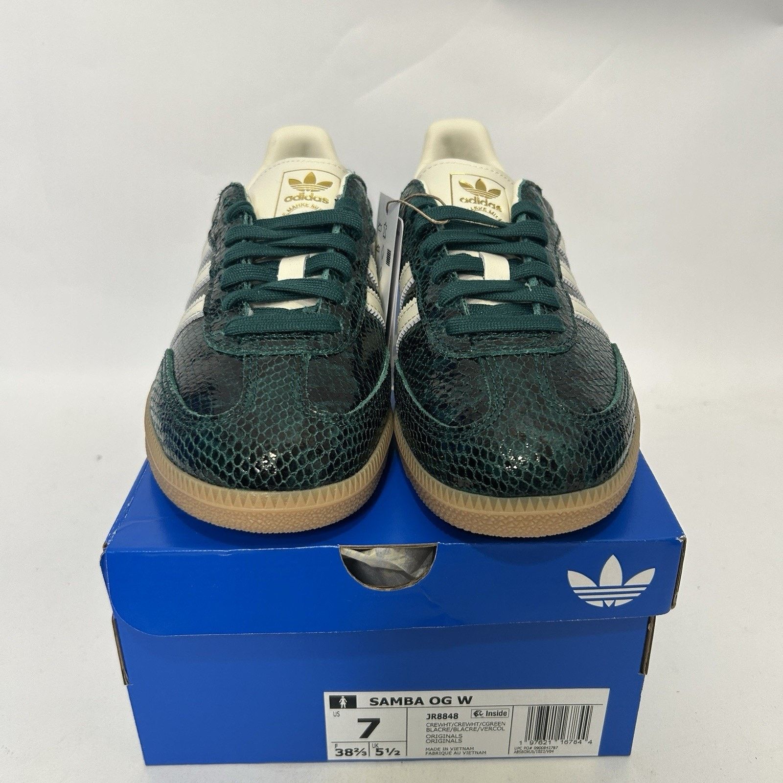 Adidas adidas Samba OG Snakeskin Pack - “Collegiate Green” JR8848 Size US 7 / IT 37 - 2 Thumbnail