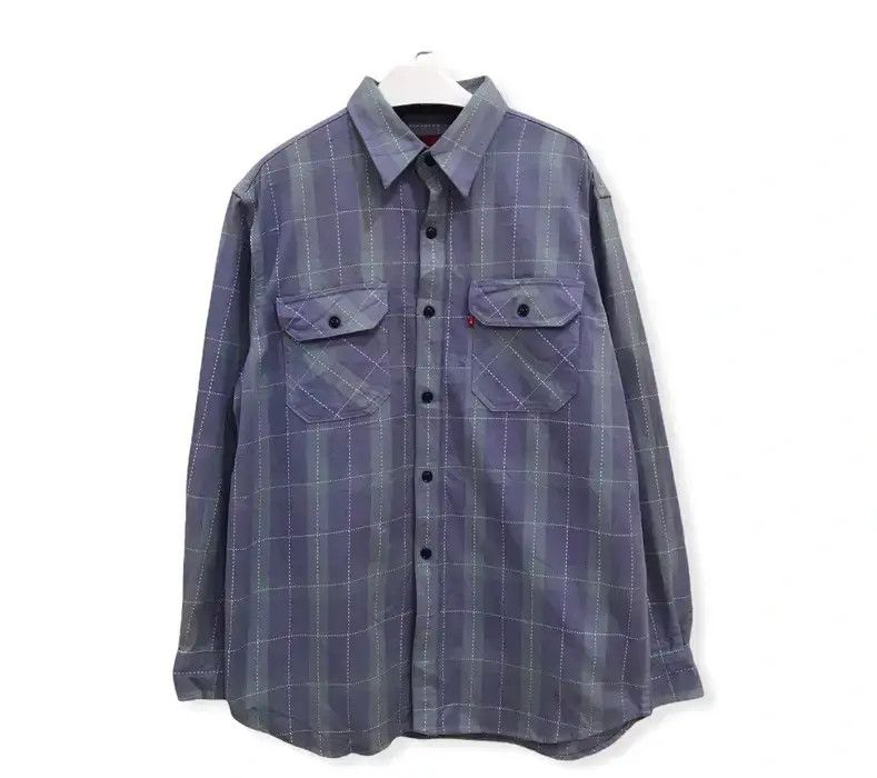 Flannel Vintage Levi’s Checked Plaid Tartan Shirt Flannel Size US M / EU 48-50 / 2 - 1 Thumbnail
