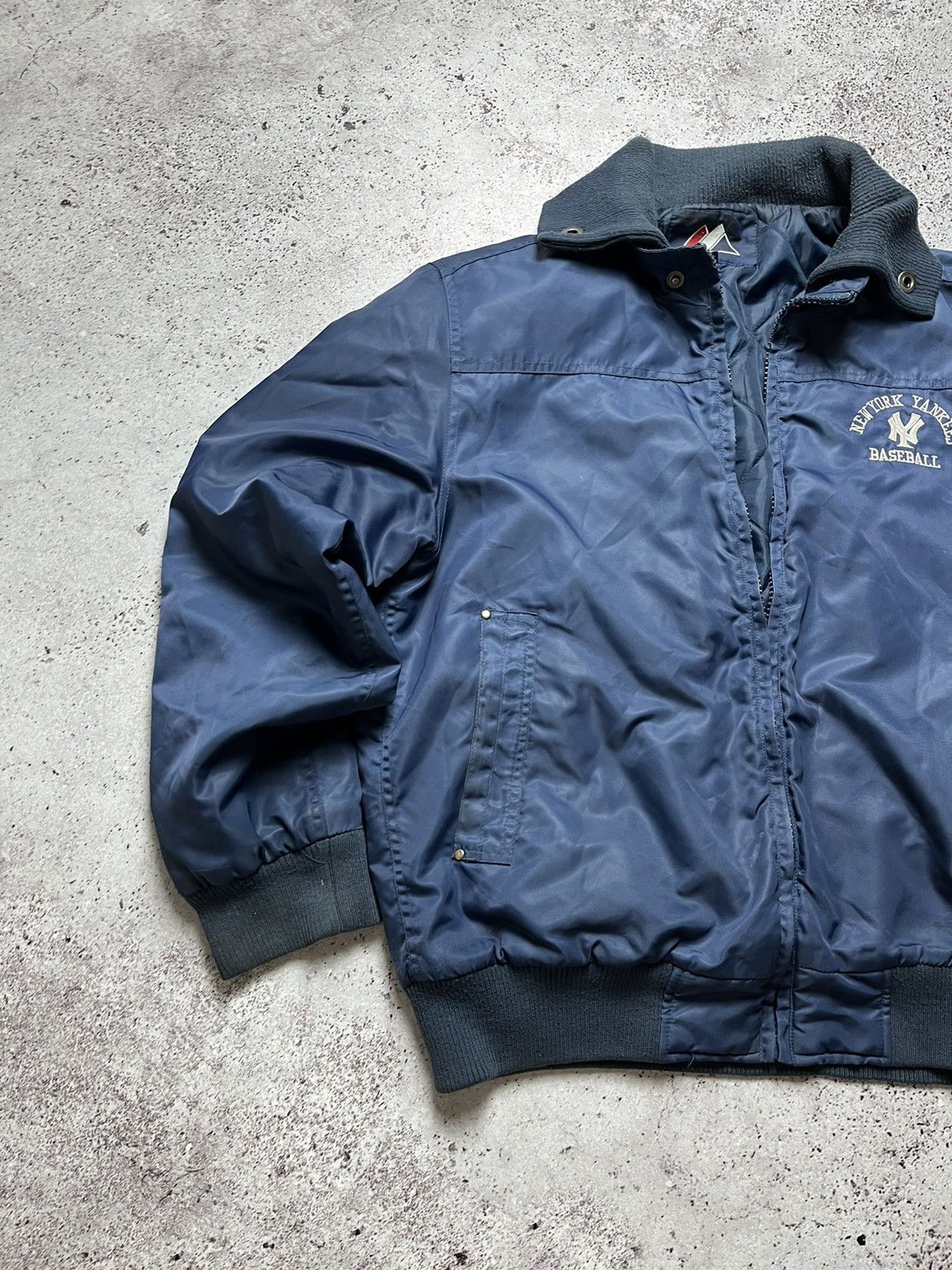 New York Yankees × Vintage 🏀Vintage New York Yankees Bomber Nylon Size US L / EU 52-54 / 3 - 3 Thumbnail