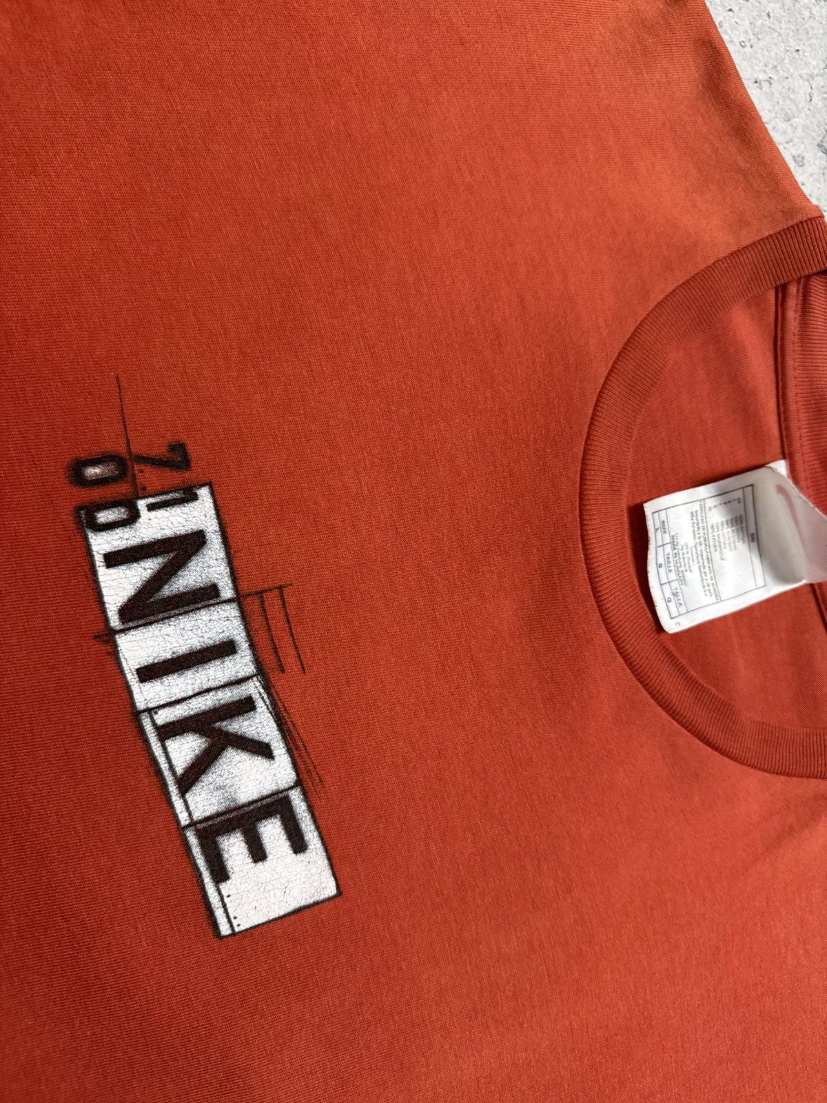 Nike × Vintage Nike Vintage 90’s T-Shirt Big Logo Swoosh Size US L / EU 52-54 / 3 - 6 Thumbnail