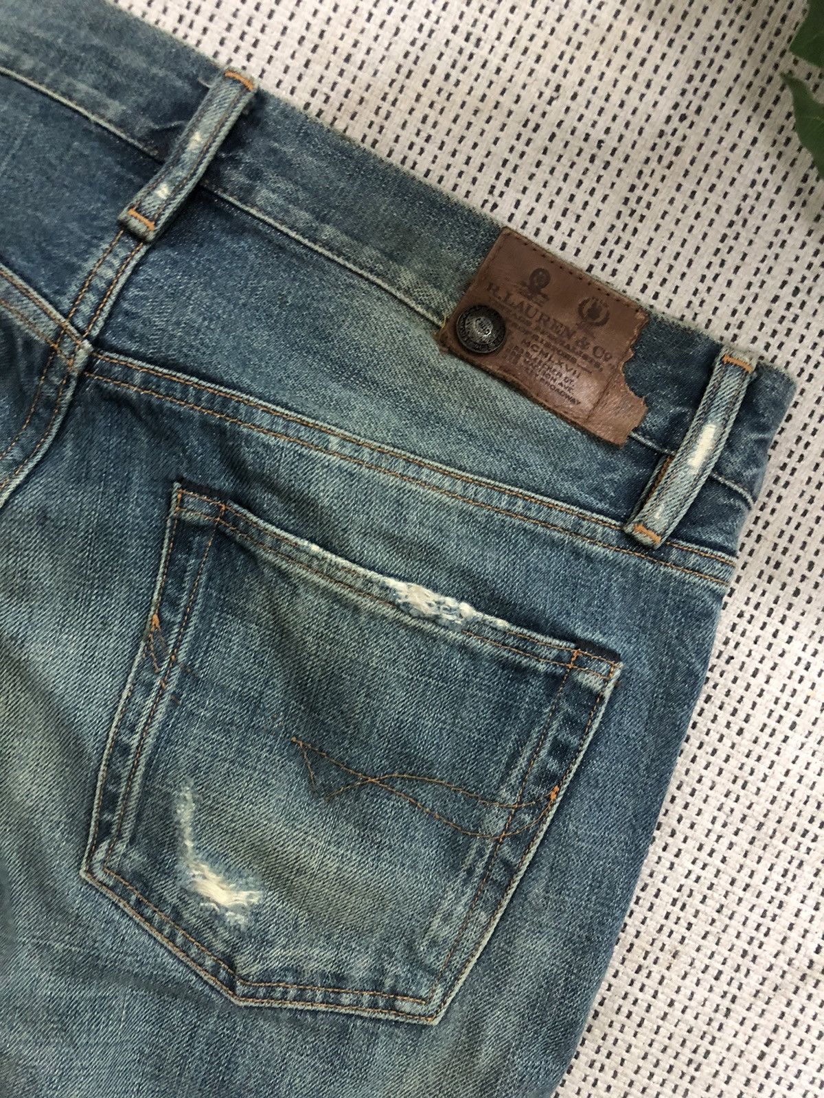 Ralph Lauren × Vintage ❗️LAST CALL ❗️Vintage Distressed Ralph Lauren denim w34/35 Size US 34 / EU 50 - 11 Thumbnail
