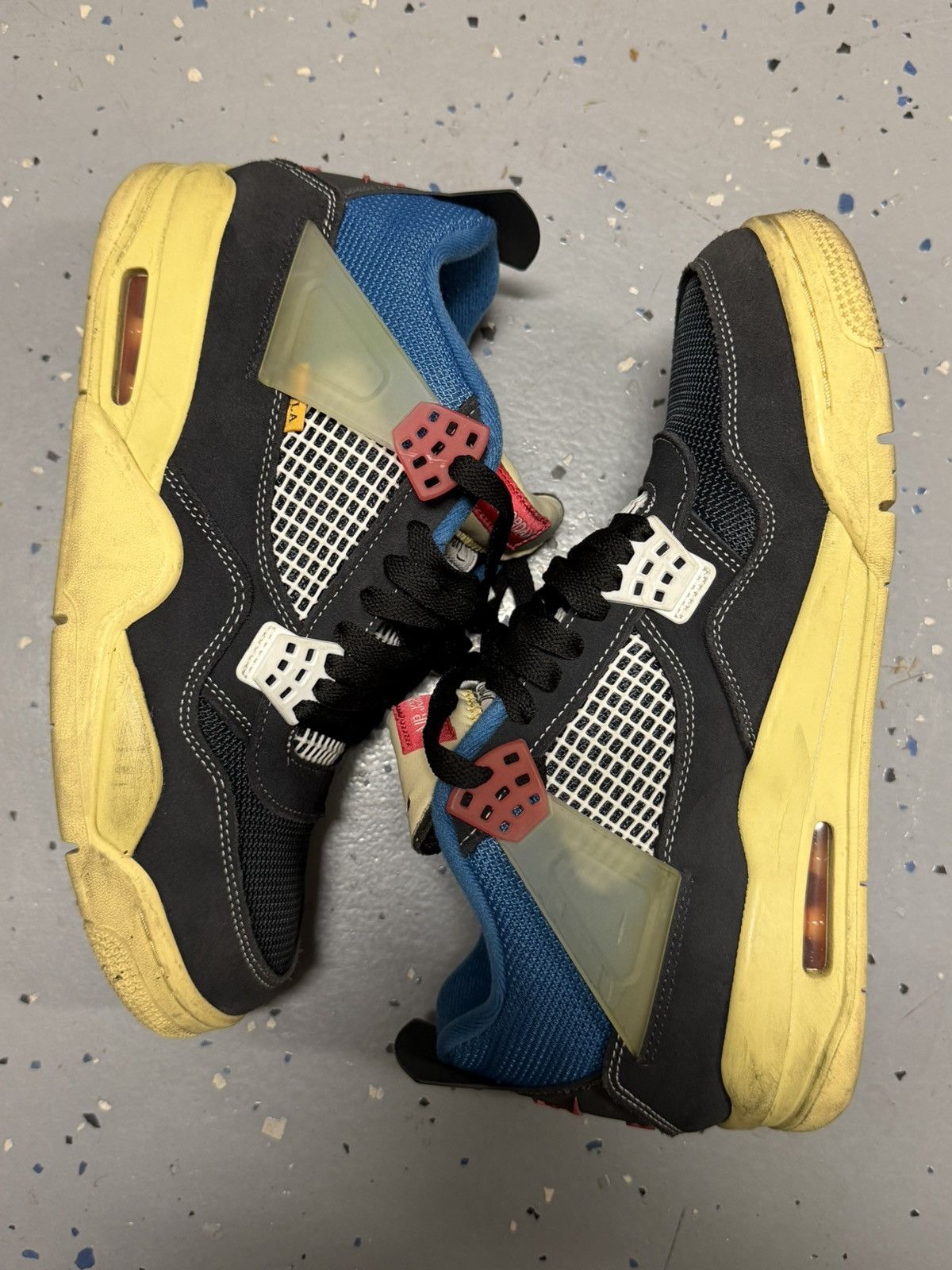 Nike Jordan 4 Union LA Off Noir Size US 9.5 / EU 42-43 - 2 Thumbnail