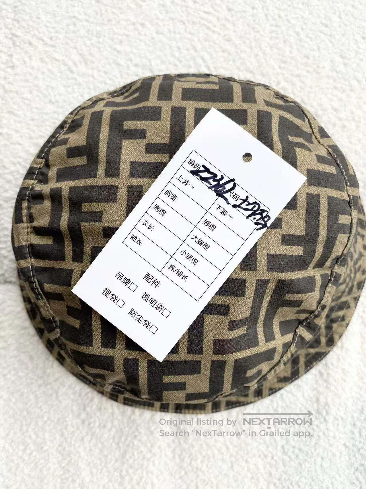 Fendi Fendi The leather brand logo is full of bucket hats| Size ONE SIZE - 8 Thumbnail