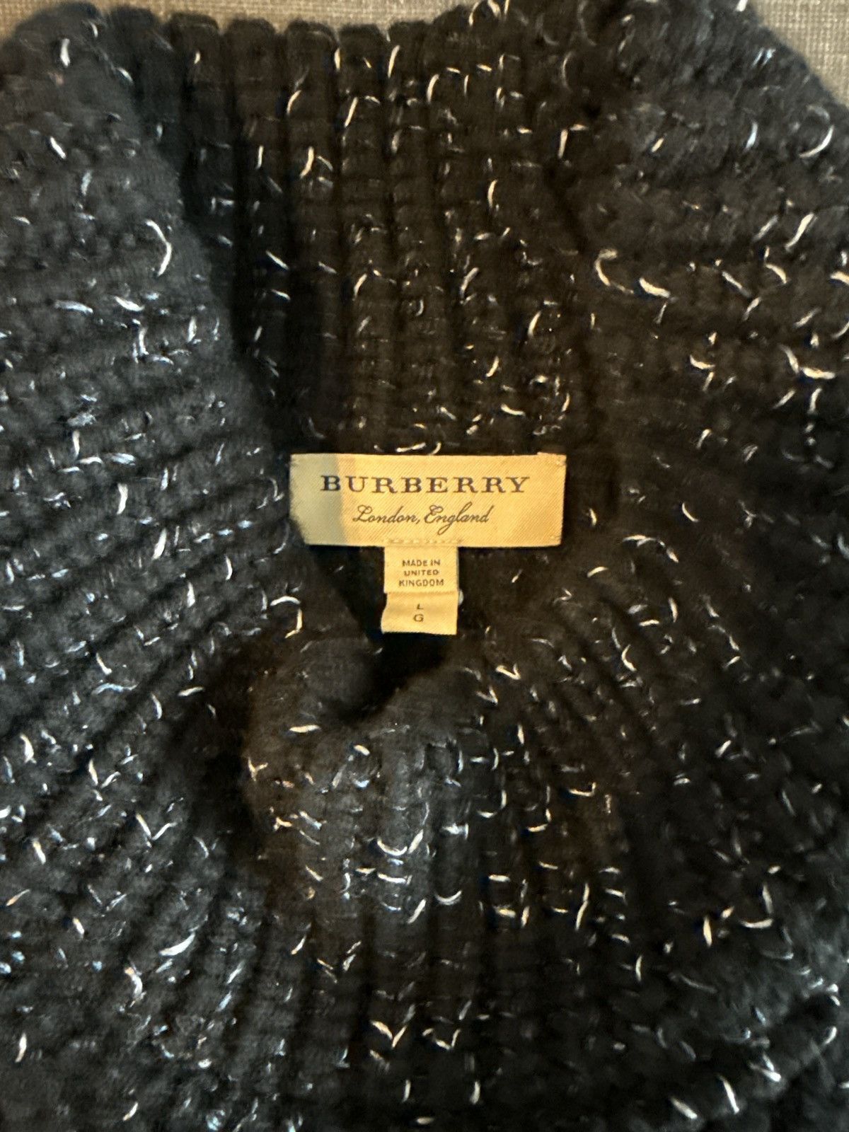 Burberry Burberry Wool & Cashmere Knit Sweater Size US L / EU 52-54 / 3 - 3 Thumbnail