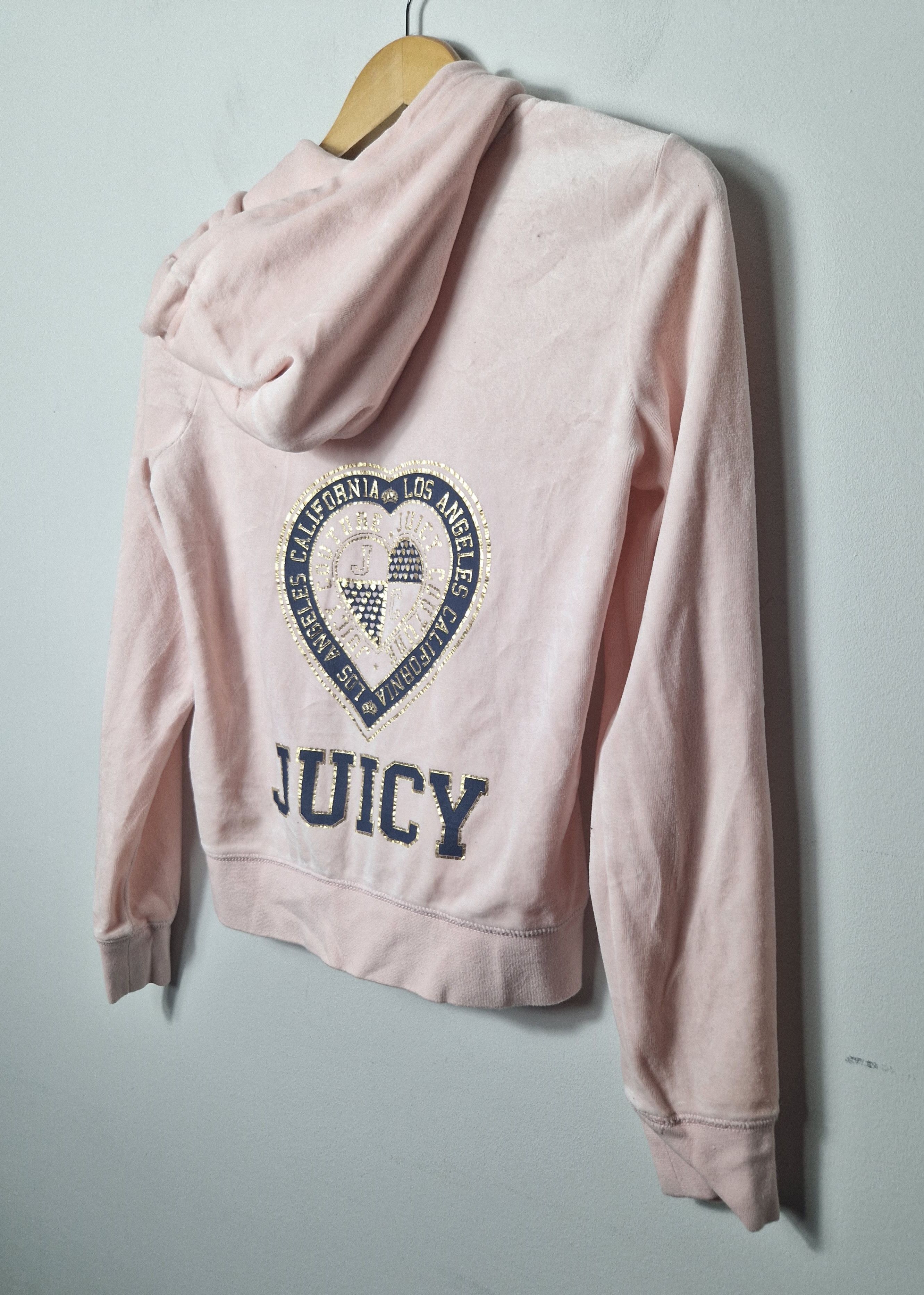 Juicy Couture Juicy Couture vintage velour hoodie sweatshirt Size S / US 4 / IT 40 - 5 Thumbnail