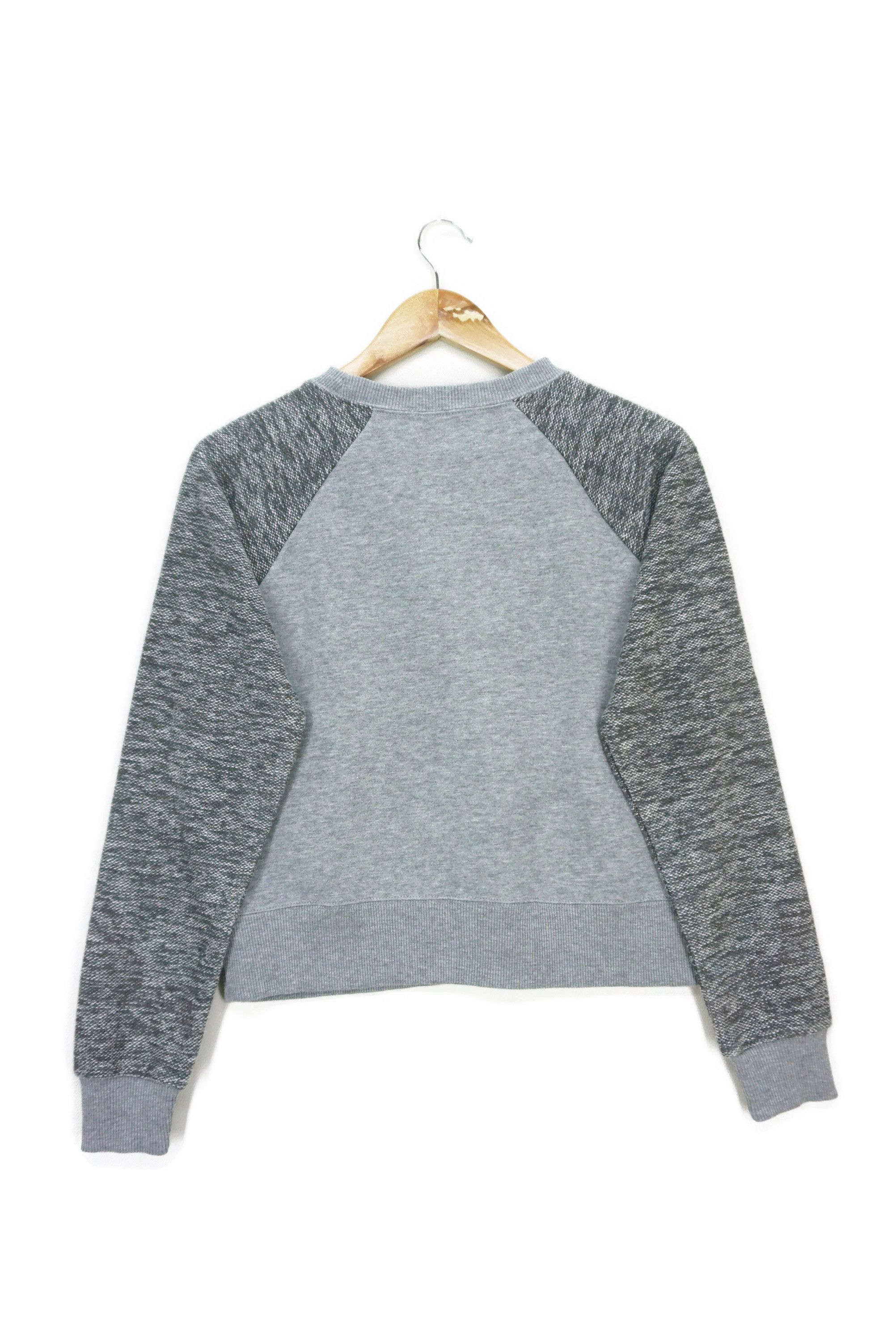 Japanese Brand Moussy Cropped Sweatshirt Size M Japanese Heather Gray Size M / US 6-8 / IT 42-44 - 2 Thumbnail