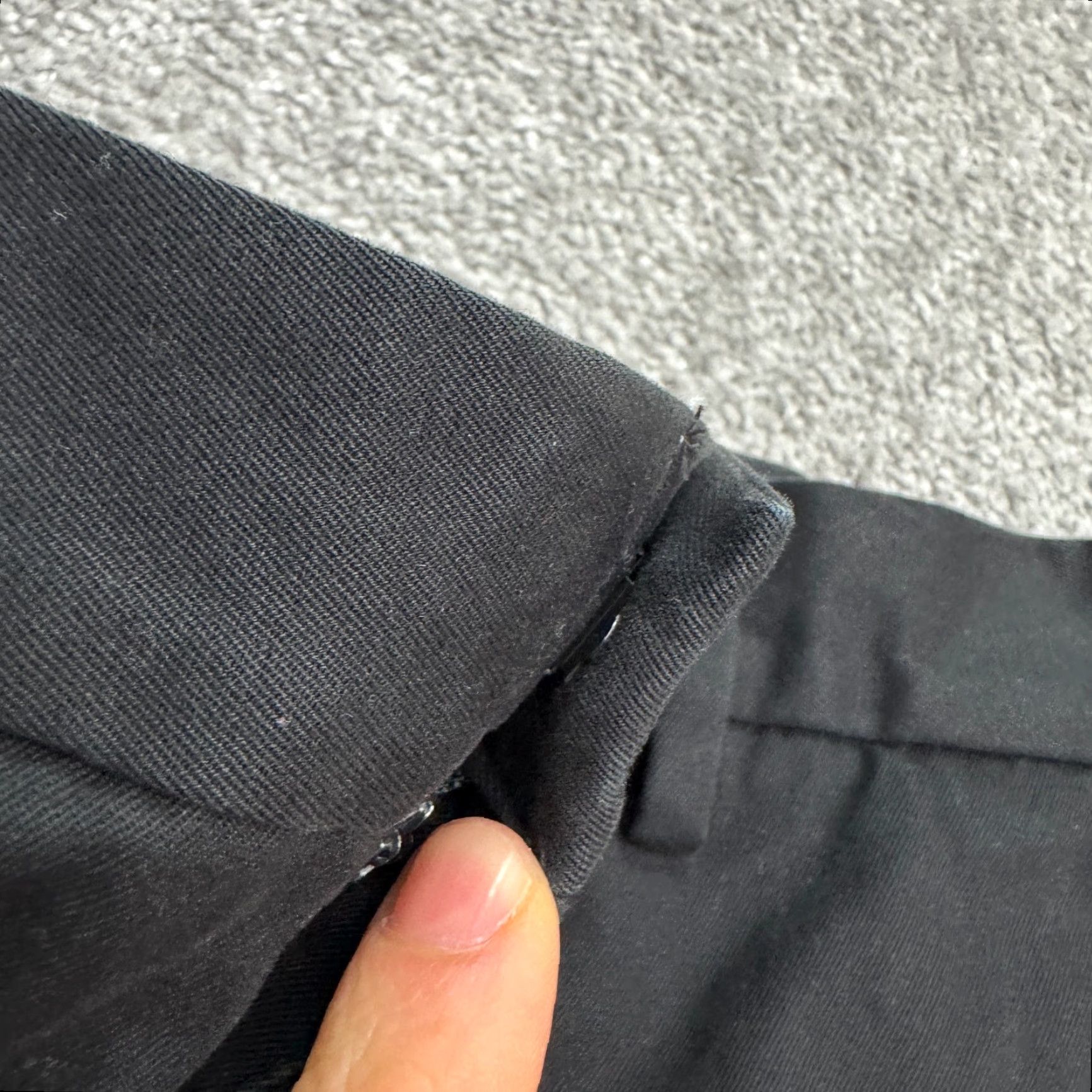 J.Crew J.Crew bowery Slim Chino Pants Mens 30x32 Black Straight Leg Cotton Flat Front Size US 30 / EU 46 - 6 Thumbnail