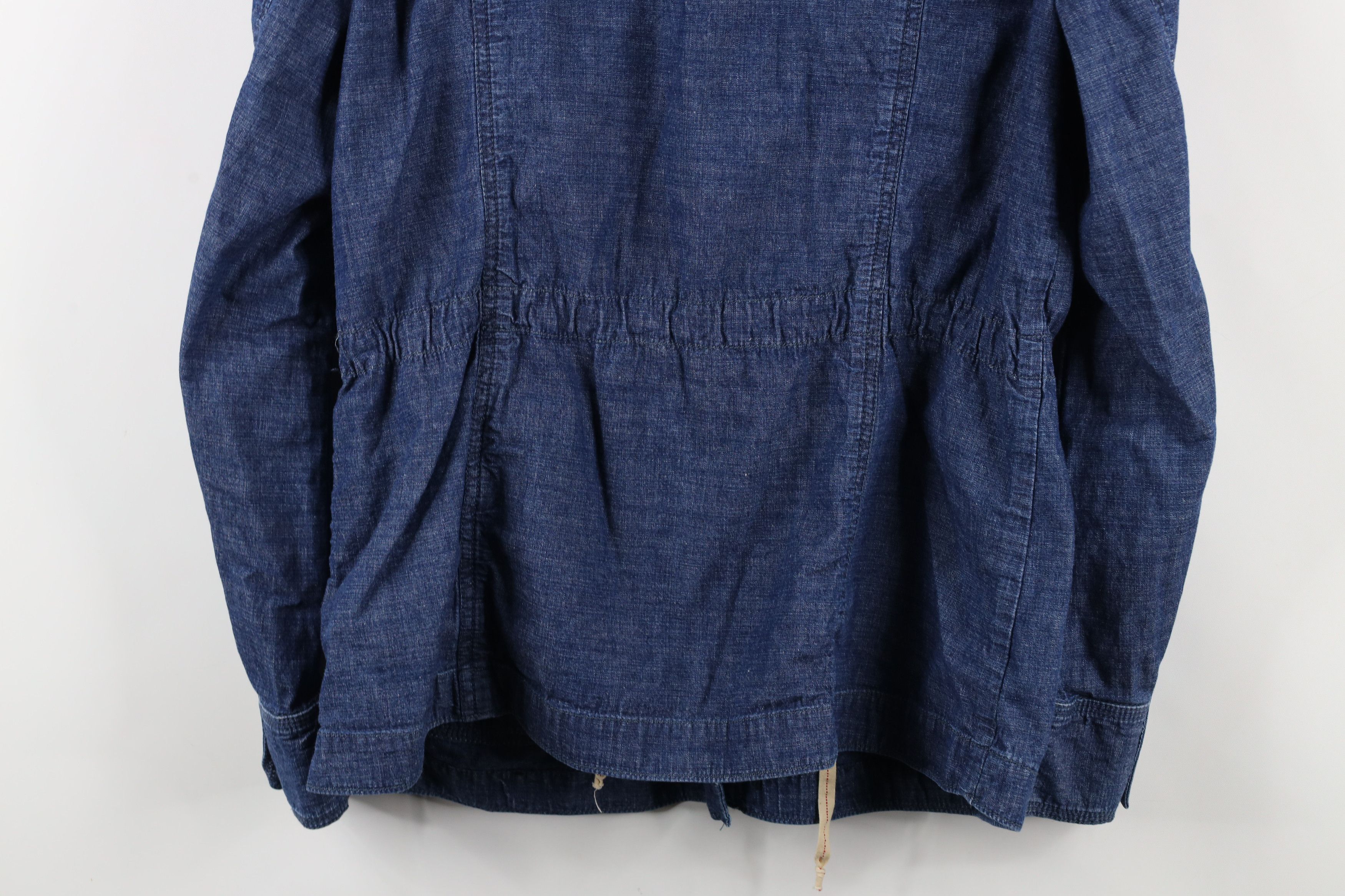 Banana Republic × Vintage Bananan Republic Denim Button Shirt Jacket Jac Shirt Blue Size XL / US 12-14 / IT 48-50 - 13 Thumbnail